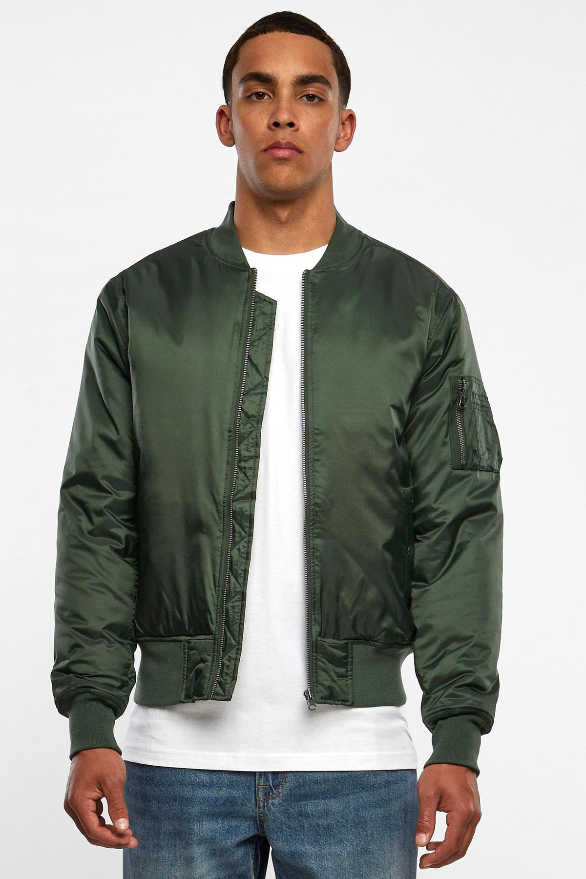Giacca bomber imbottita - Olive