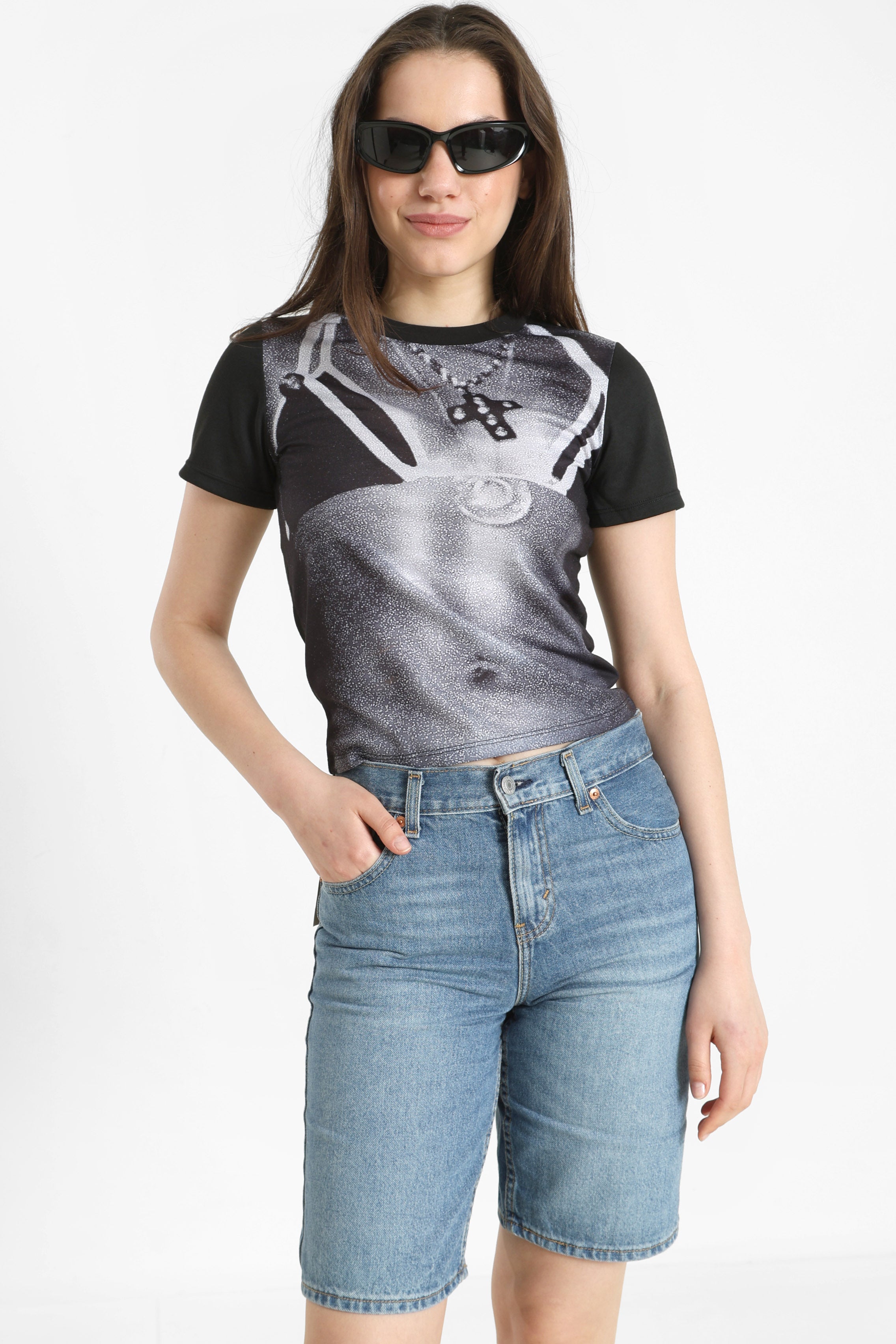 T-Shirt - Black + Grey