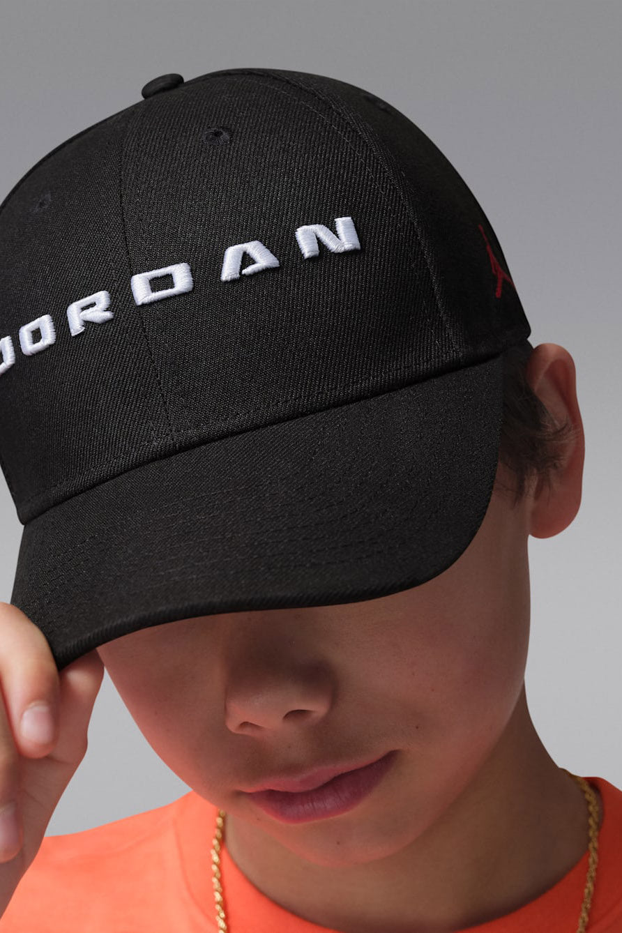 Strapback Cap - Black + White