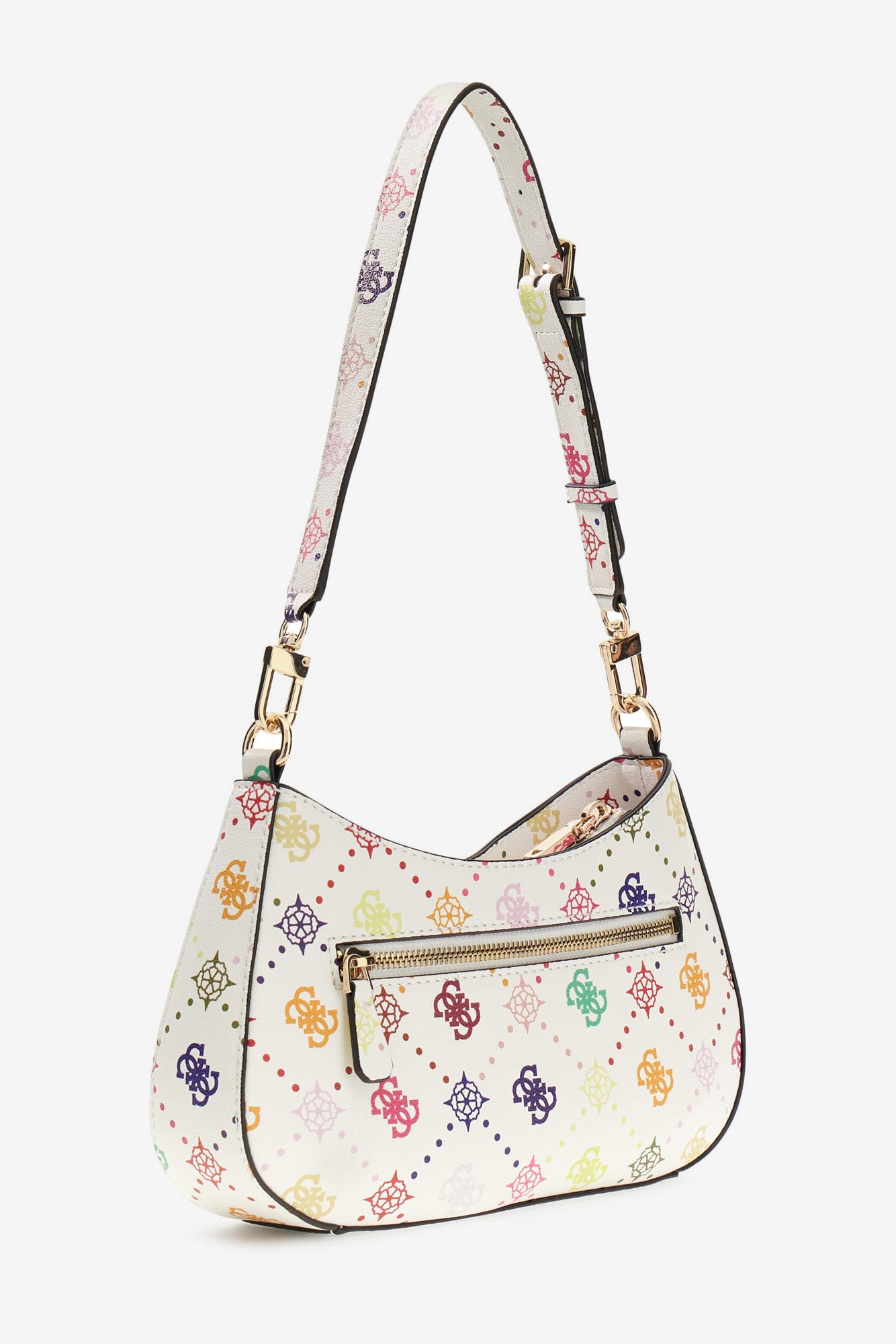 Emelie Handtasche - White + Multicolor