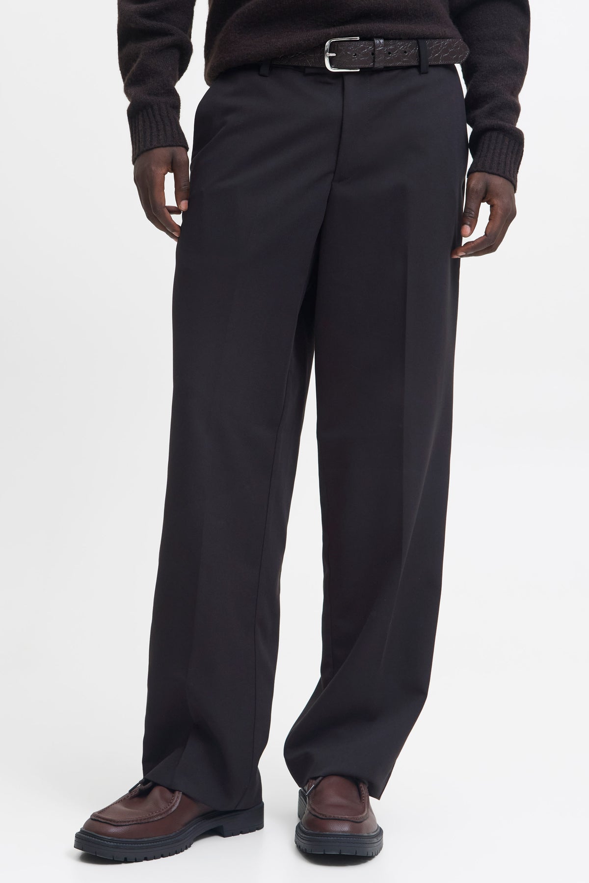 JPSTBILL Toby Chinos Wide fit L32 - Black