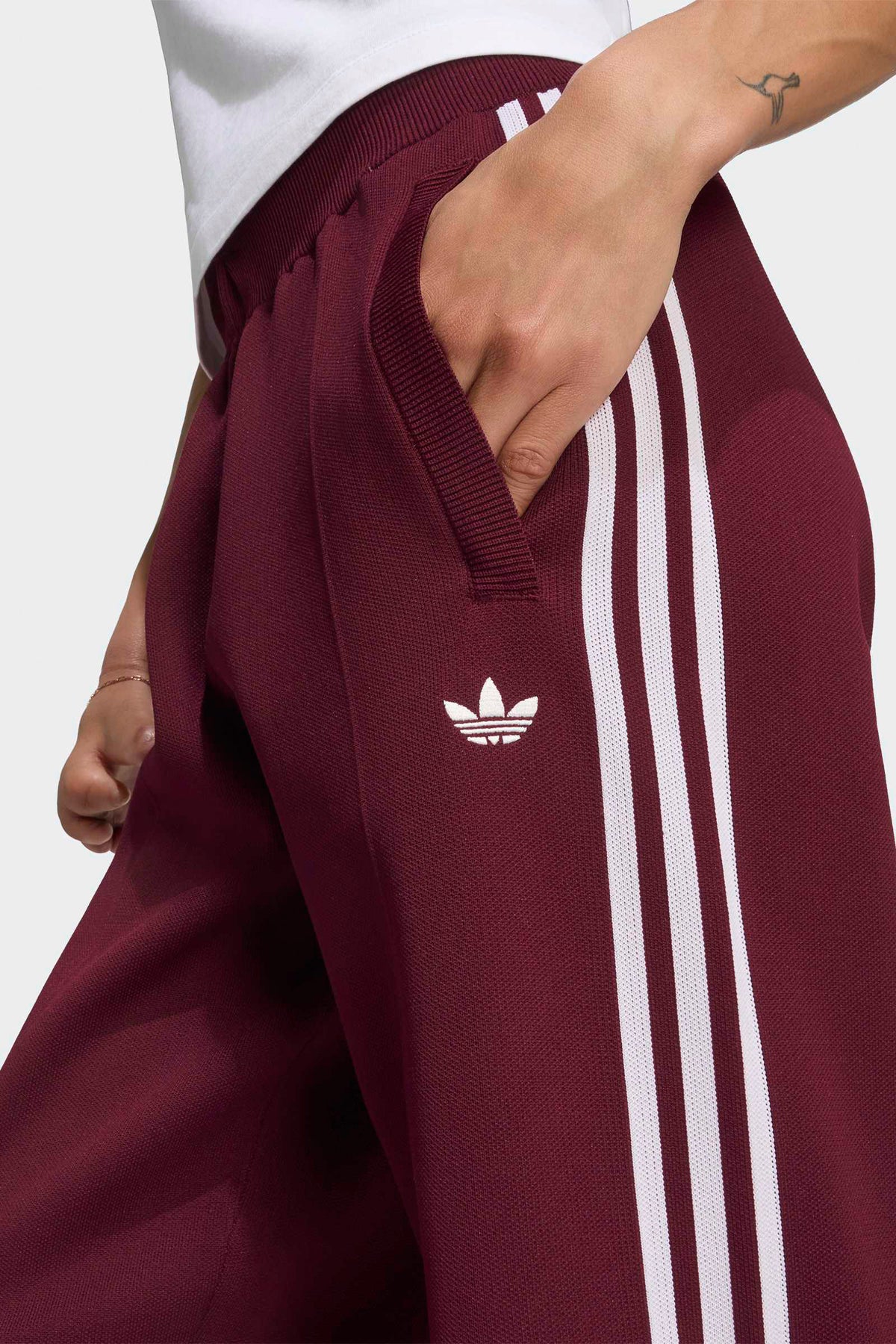 Strick-Trainingshose - Maroon