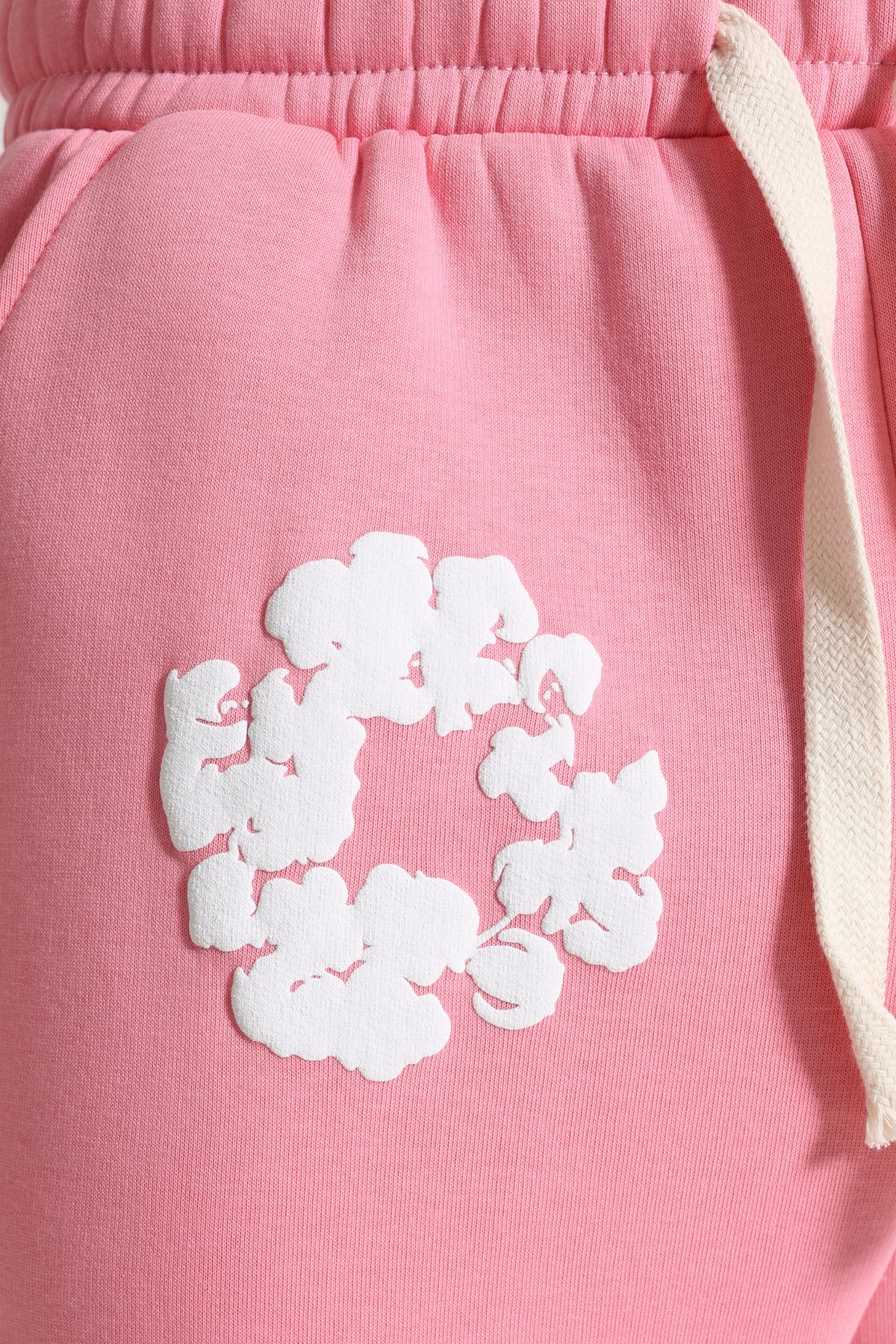 Sweatpants - Pink + White