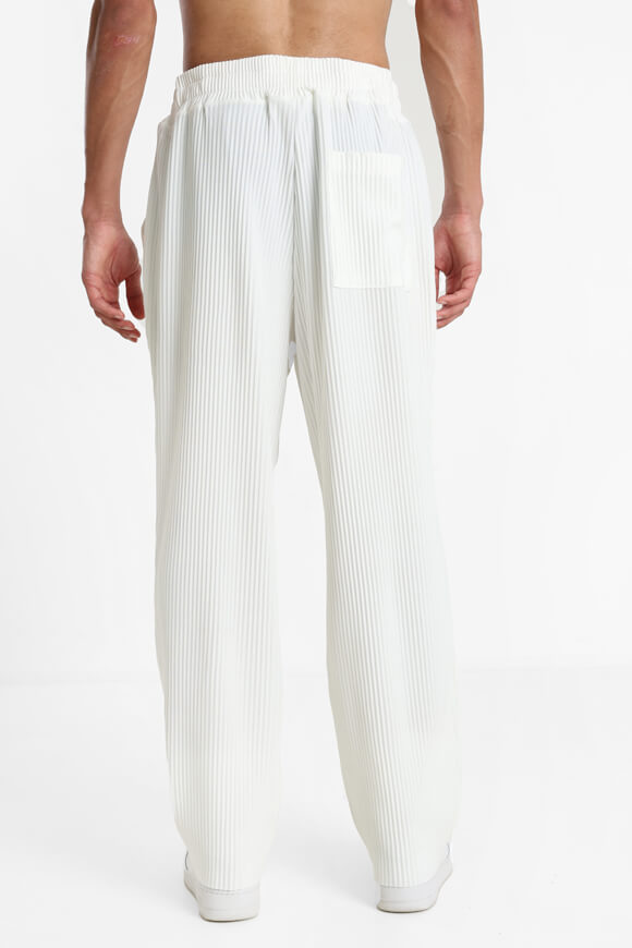 Pleated pants - white