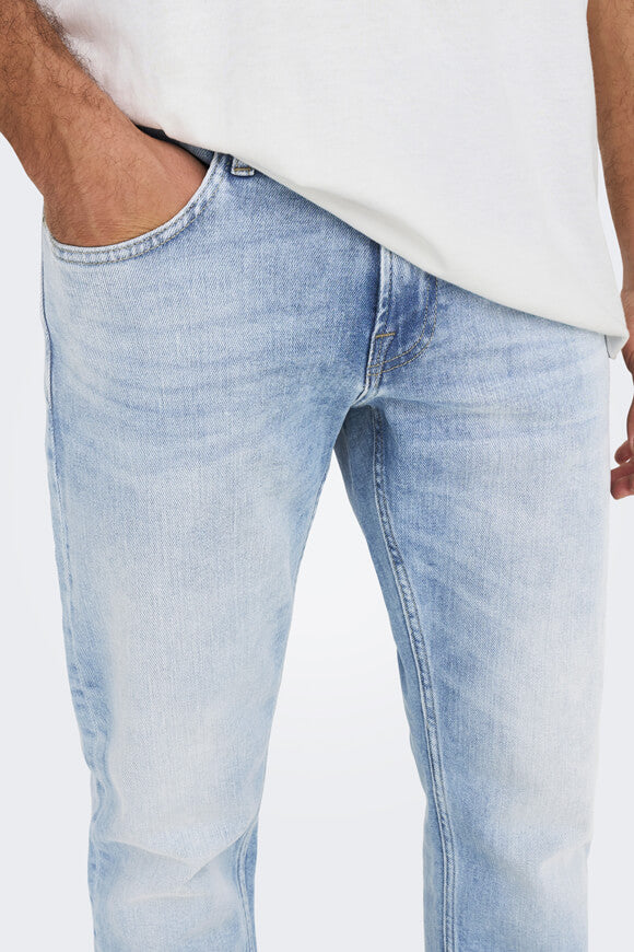 Jeans Weft Regular Fit L32 - Bleu clair