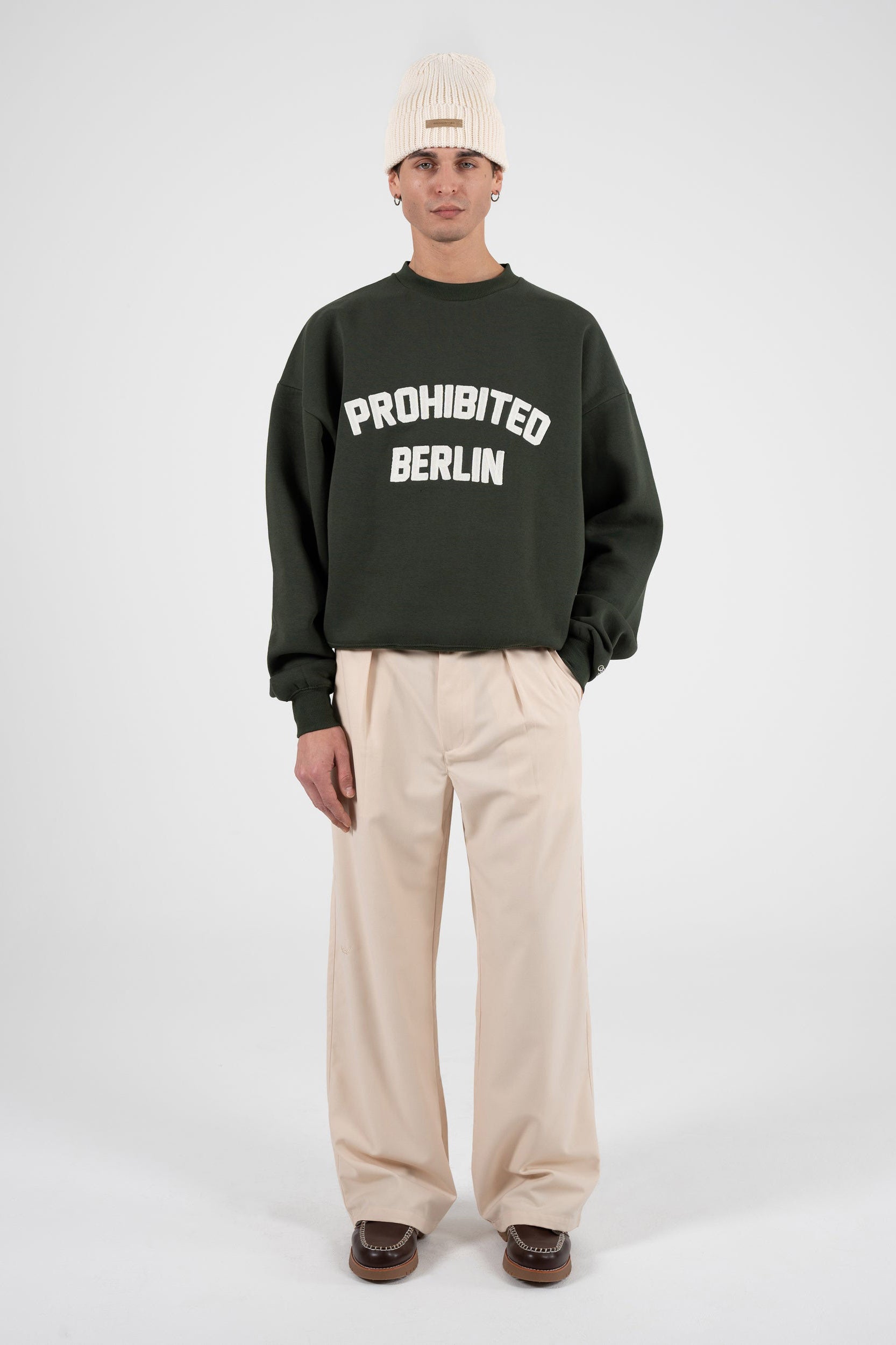 Pantalone in tessuto - Cream