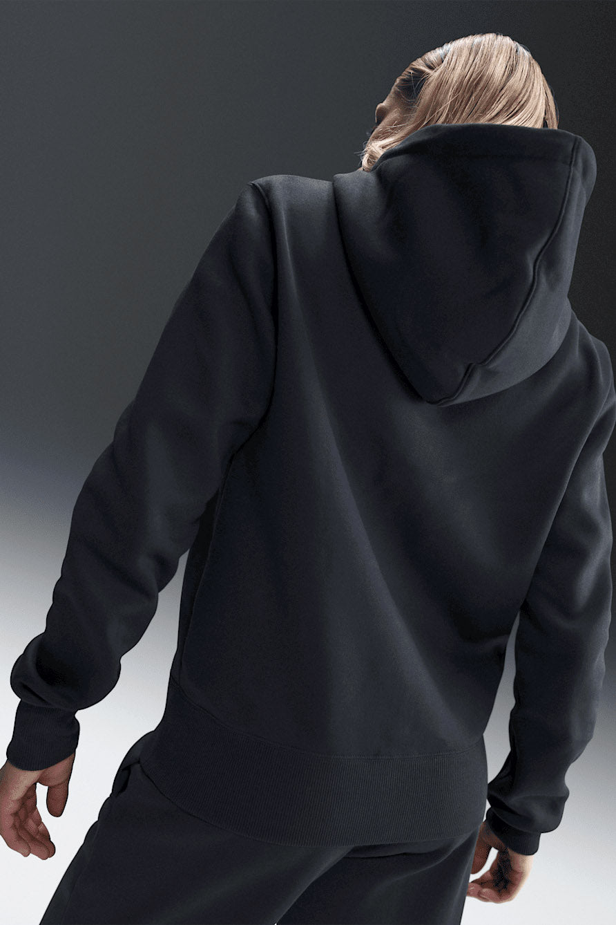 Phoenix Fleece Kapuzensweatjacke - Black