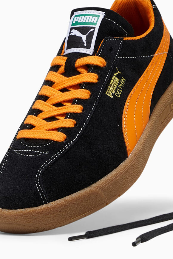 Delphin Sneaker - Black + Pumpkin Pie