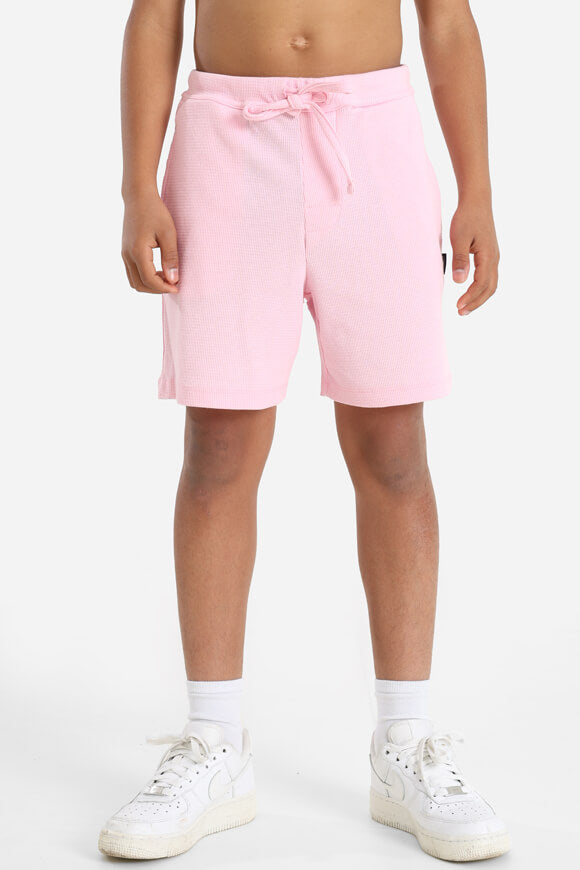 Structured fabric shorts - Flamingo