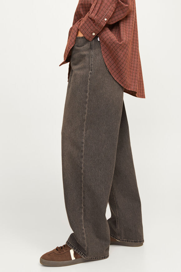 Ron Extra Baggy Fit Jeans L32 - Grey + Brown