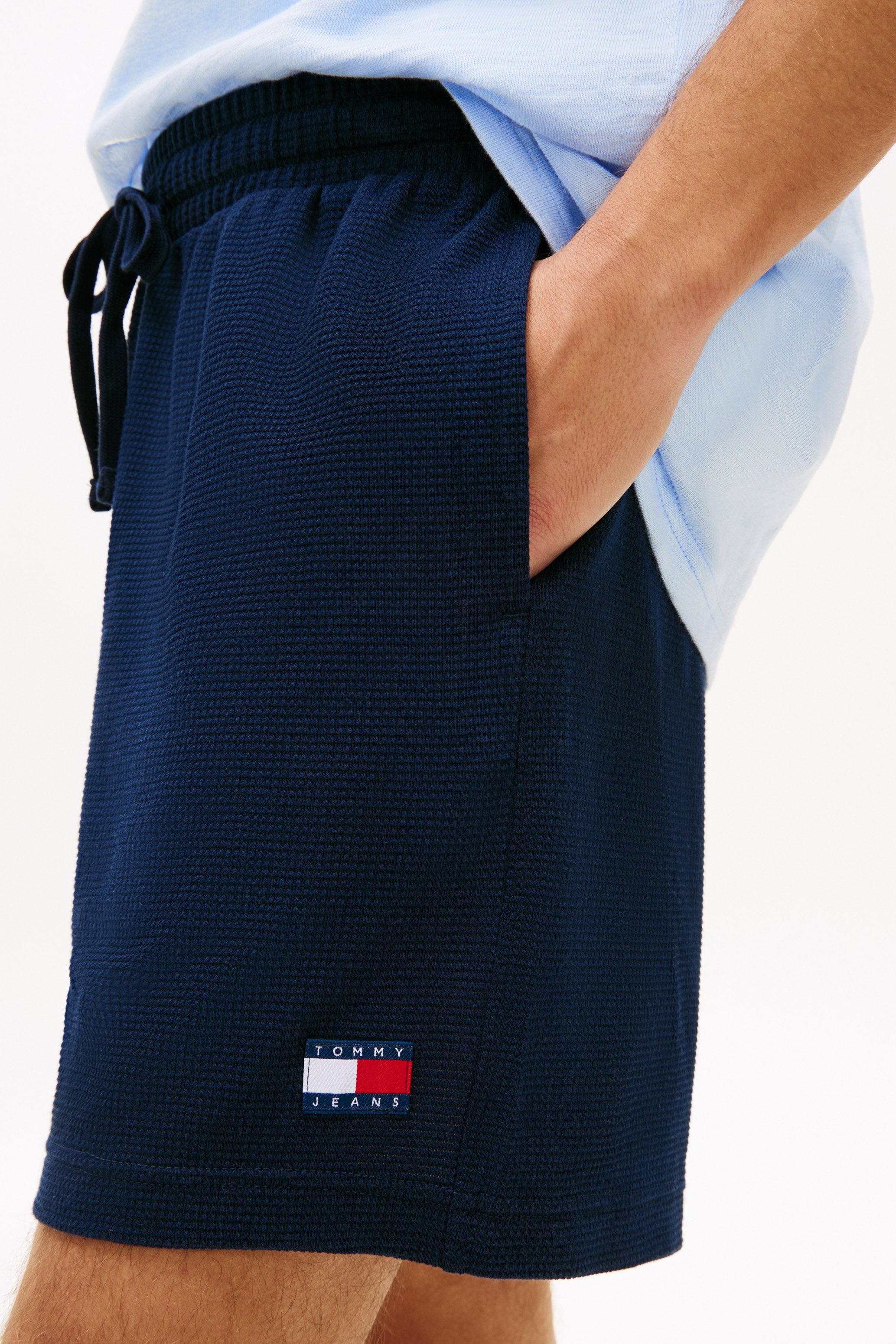 Shorts mit Waffelstruktur - Dark Night Navy