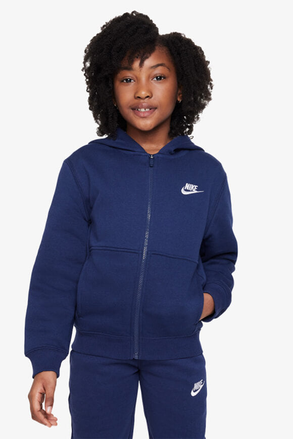 Sportswear Club Fleece Kapuzensweatjacke - Midnight Navy