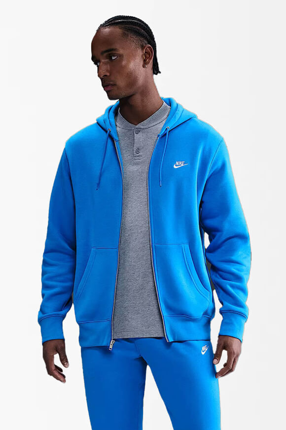 Sportswear Club Kapuzensweatjacke - Royal Blue