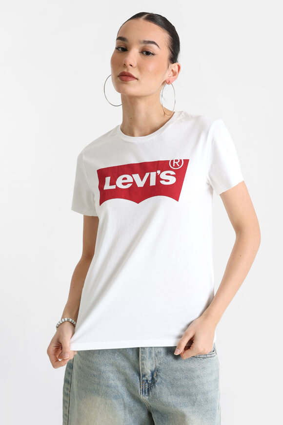 T-Shirt - Weiss + Rot