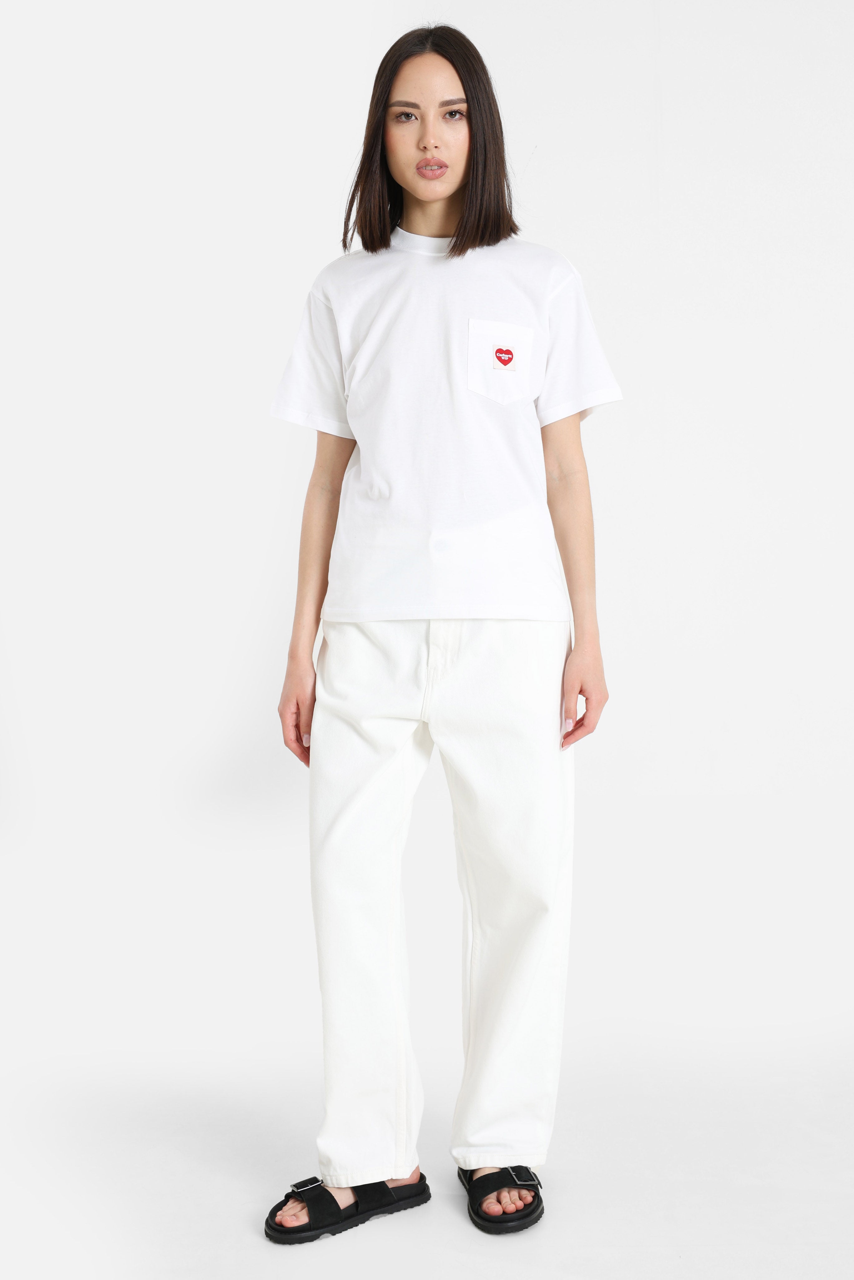 T-Shirt - White + Red