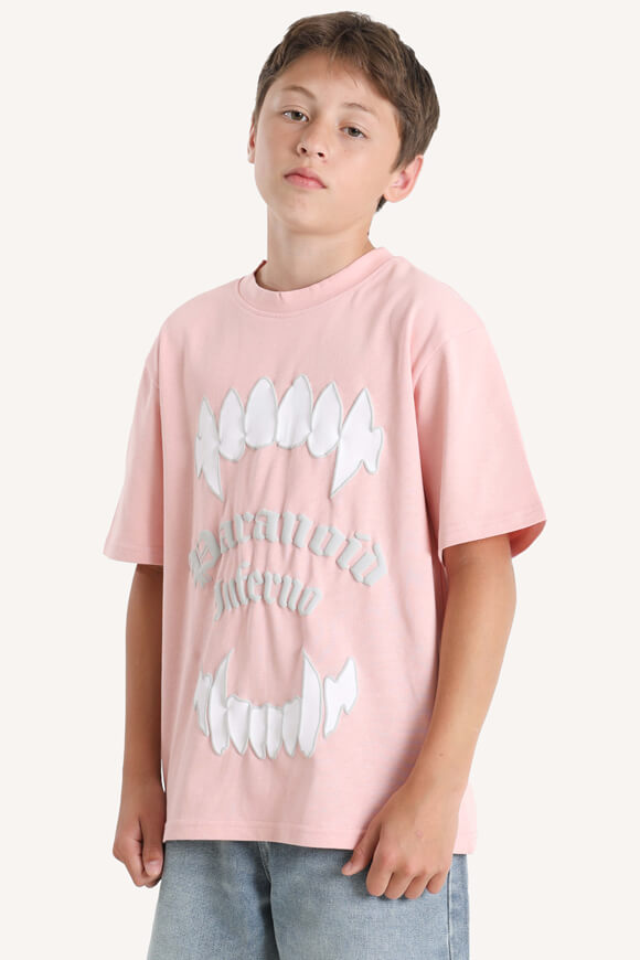 Oversize T-Shirt - Rosa + Weiss + Grau