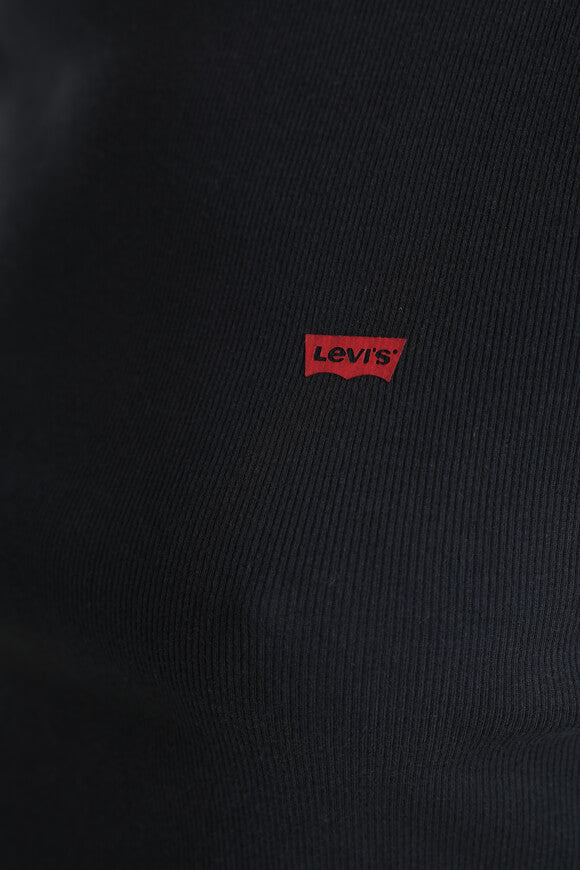 Maglietta a coste - Caviar Black