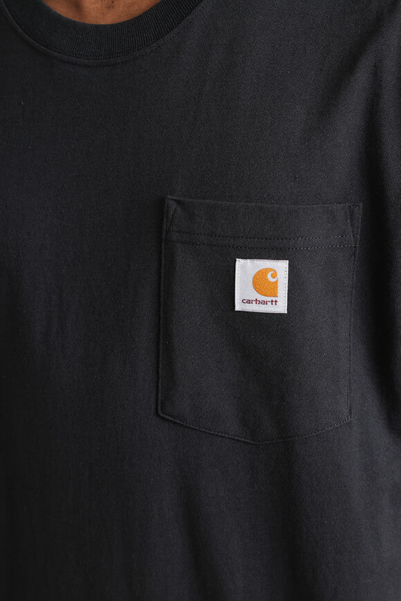 Pocket Oversize T-Shirt - Black