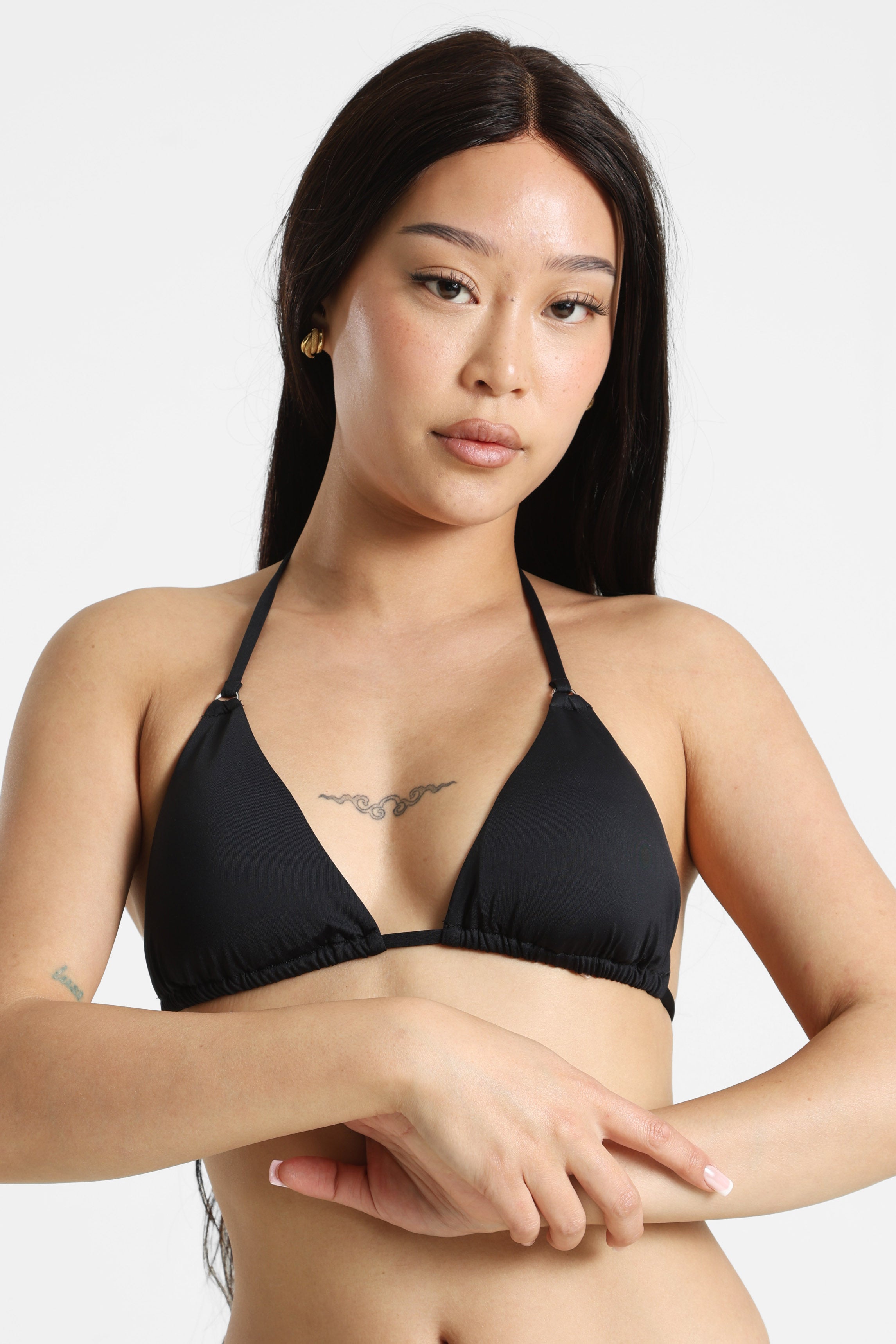 Triangle bikini top - Black