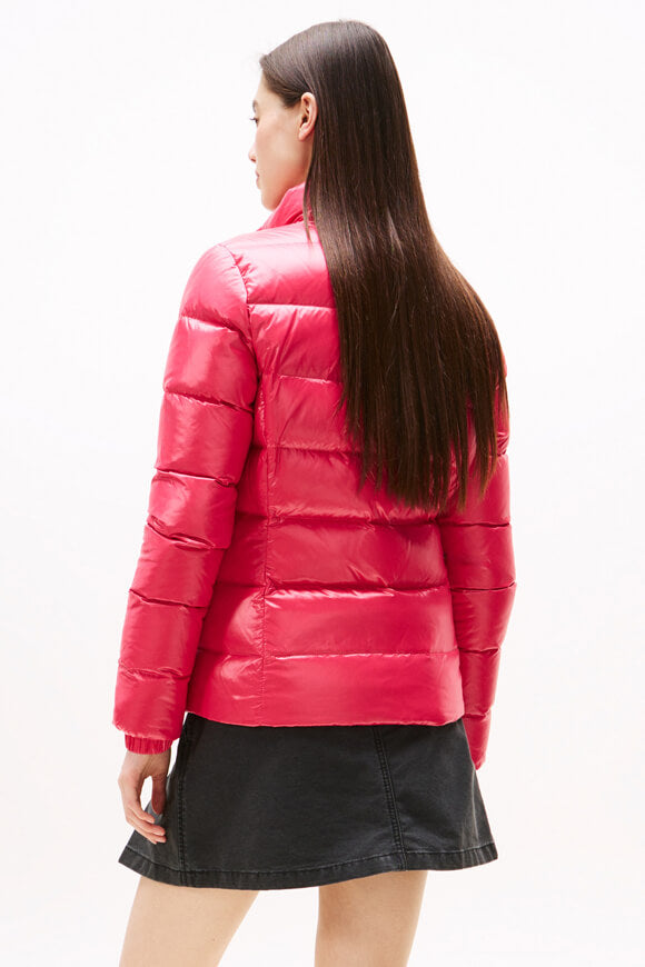 Leichte gesteppte Daunenjacke - Vintage Cerise