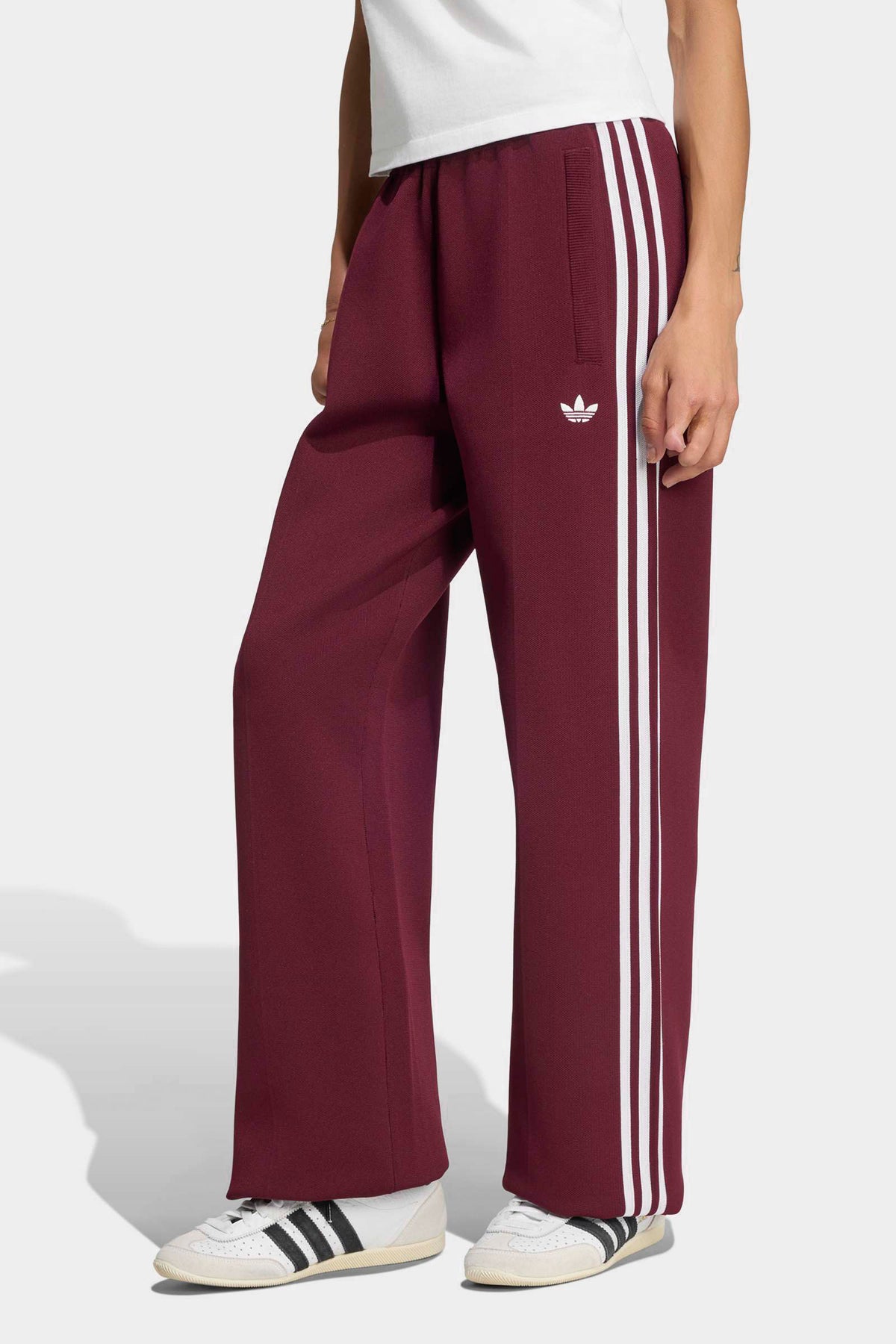 Strick-Trainingshose - Maroon