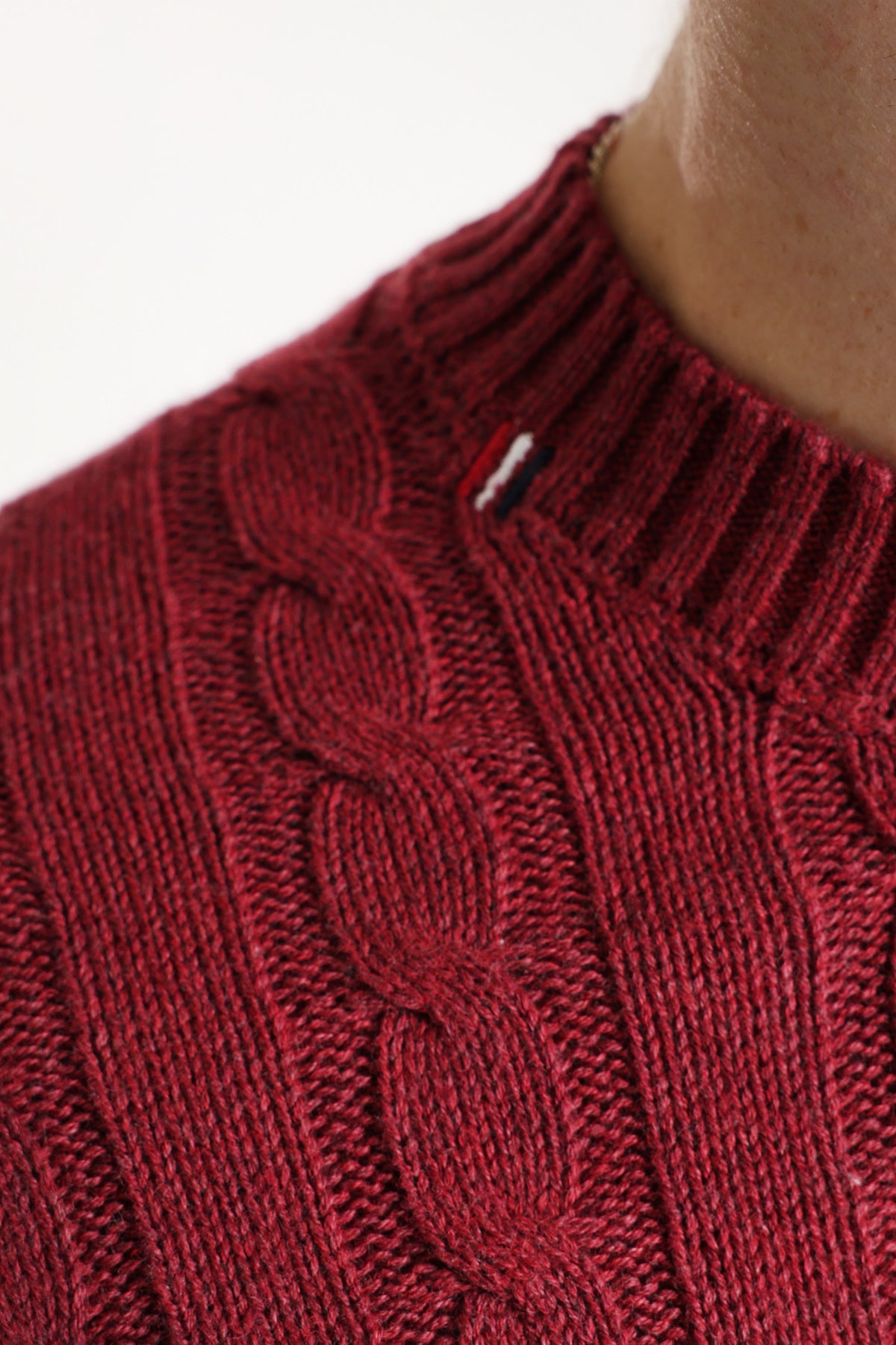 Bert Strickpullover - Red