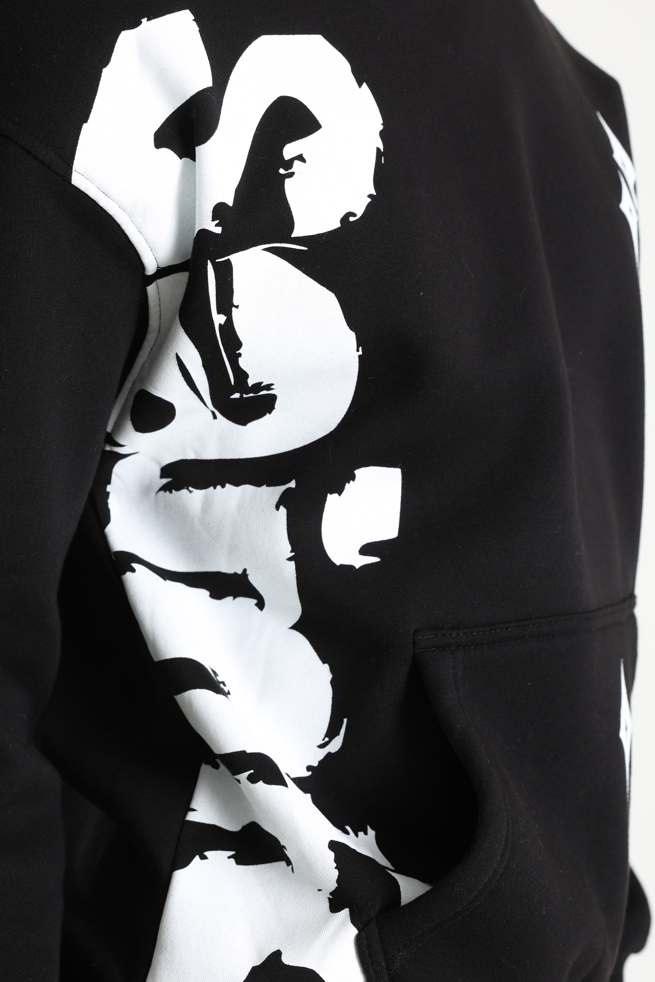 Kapuzensweatshirt - Black