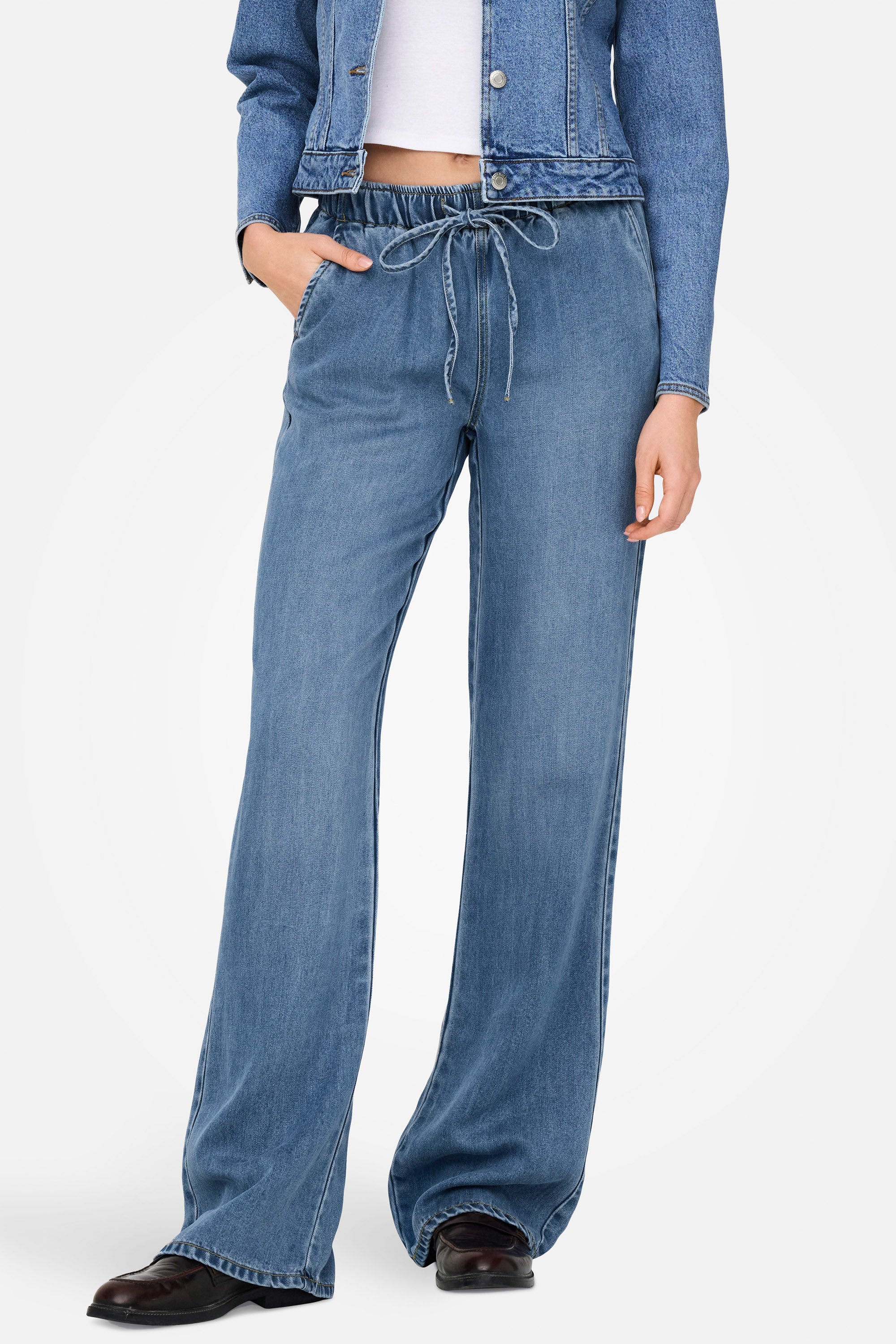 ONLGRETA Jeanshose - Blue Denim