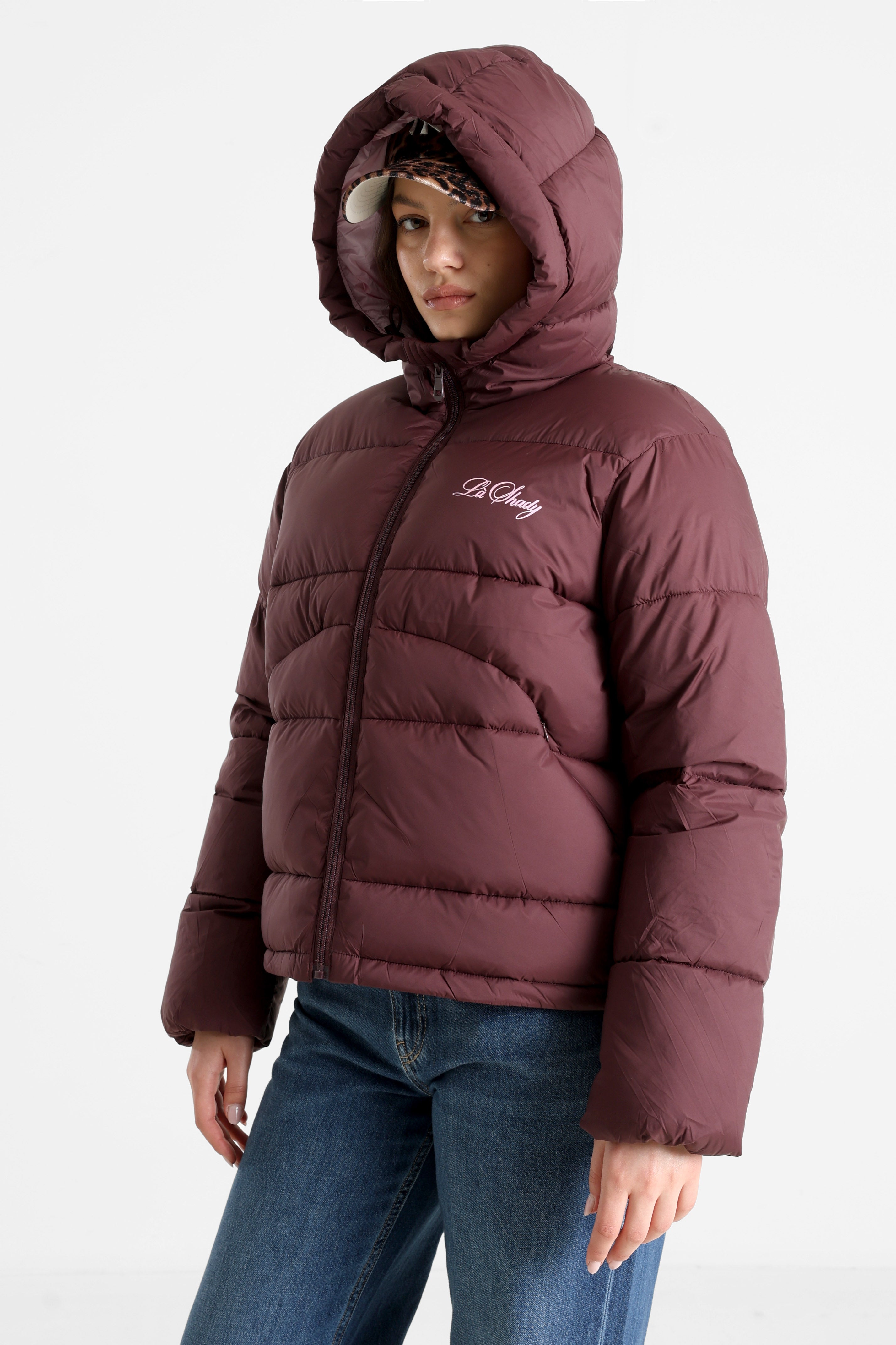 Puffer jacket - Bordeaux