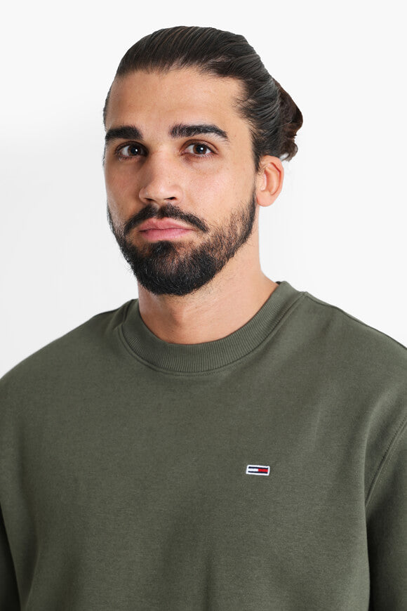 Flag Fleece Sweatshirt - Vert Fatigue