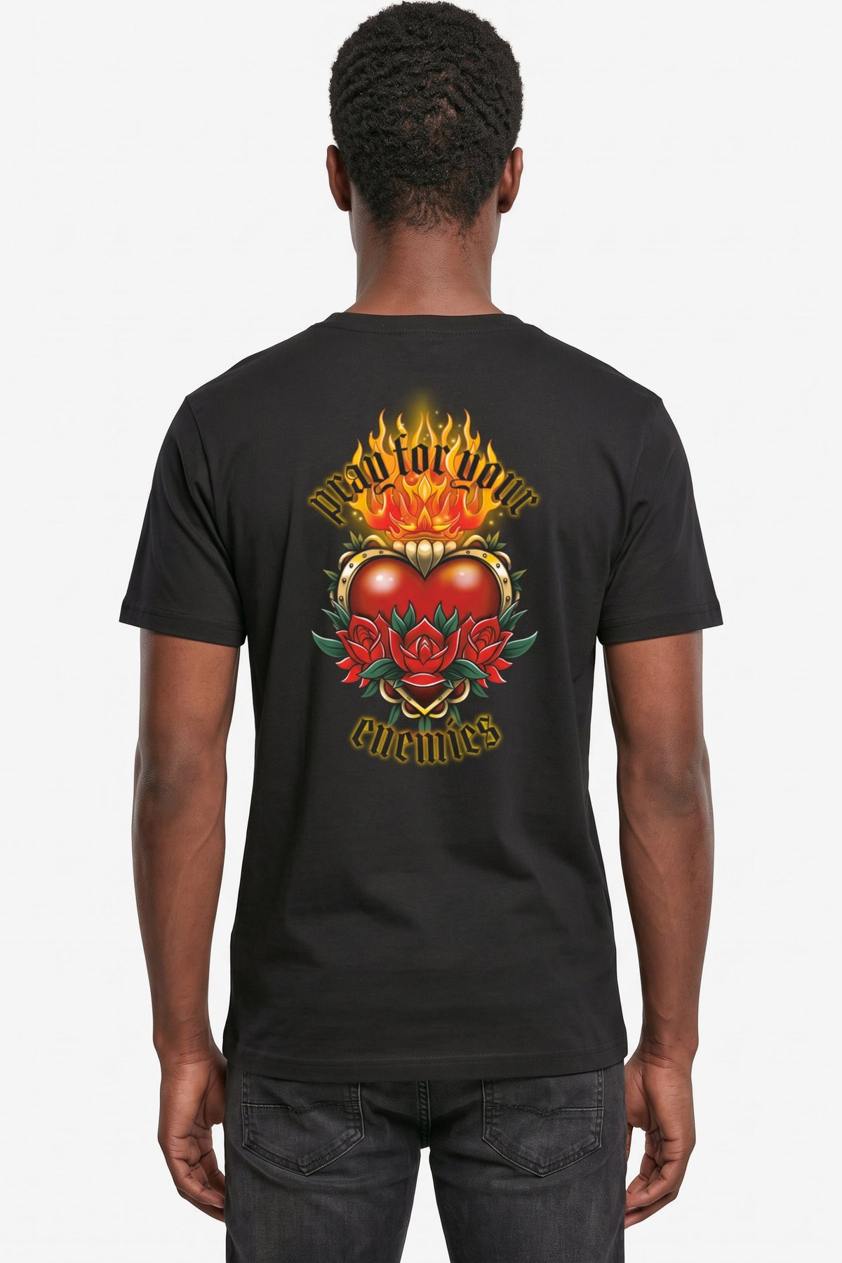 Pray For Your Enemies T-Shirt - Black
