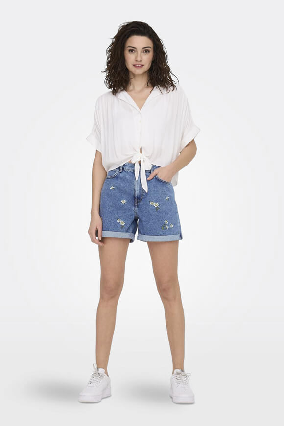 Paula seersucker blouse - White