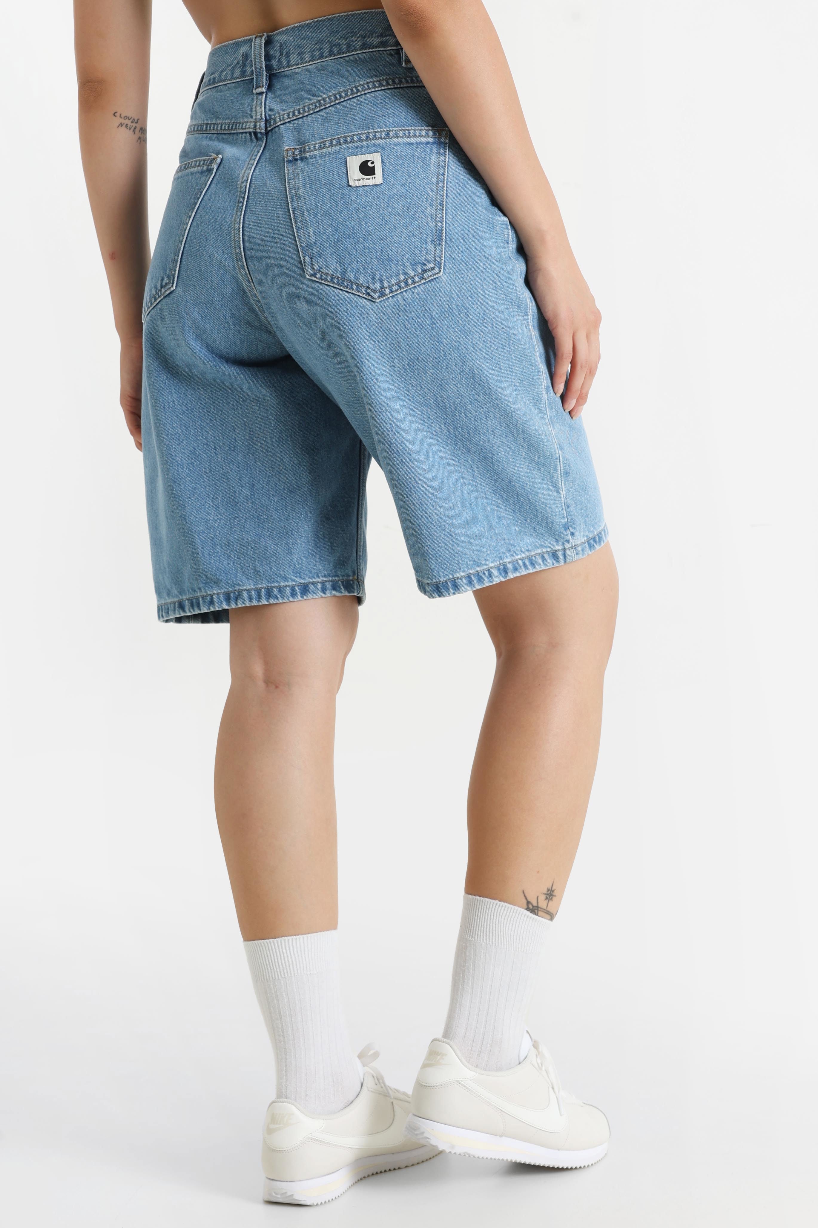 Pantaloncini in denim Brandon, vestibilità loose fit - Blue Stone Bleached