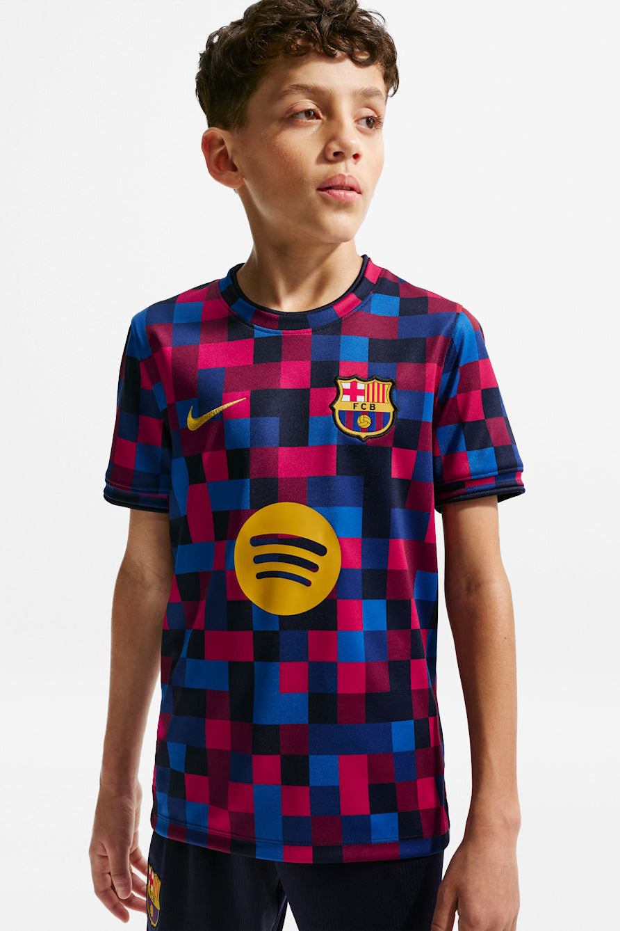 FC Barcelona t-shirt - Noble Red + Blackened Blue