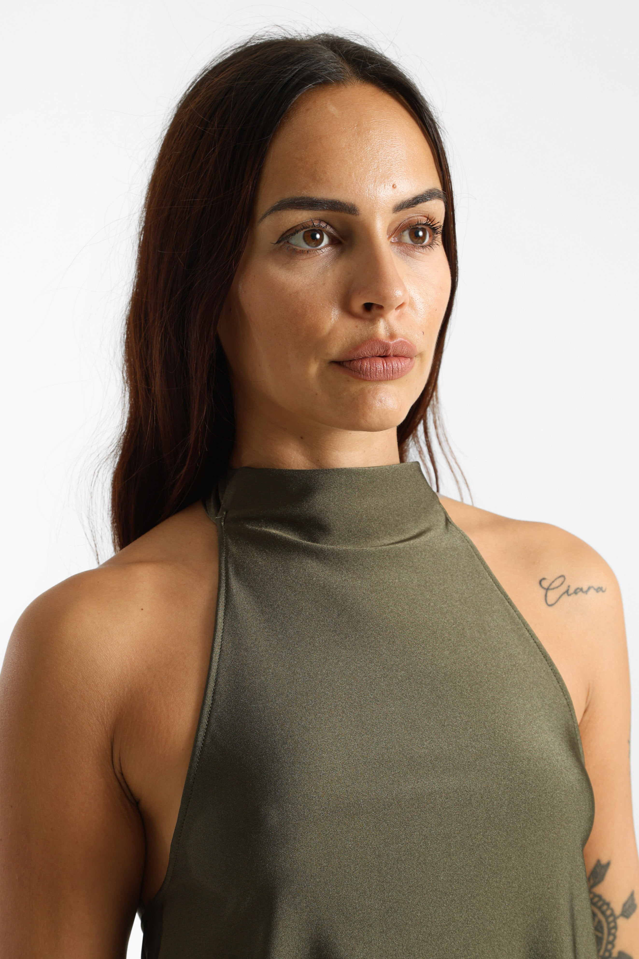 Top schiena scoperta - Verde