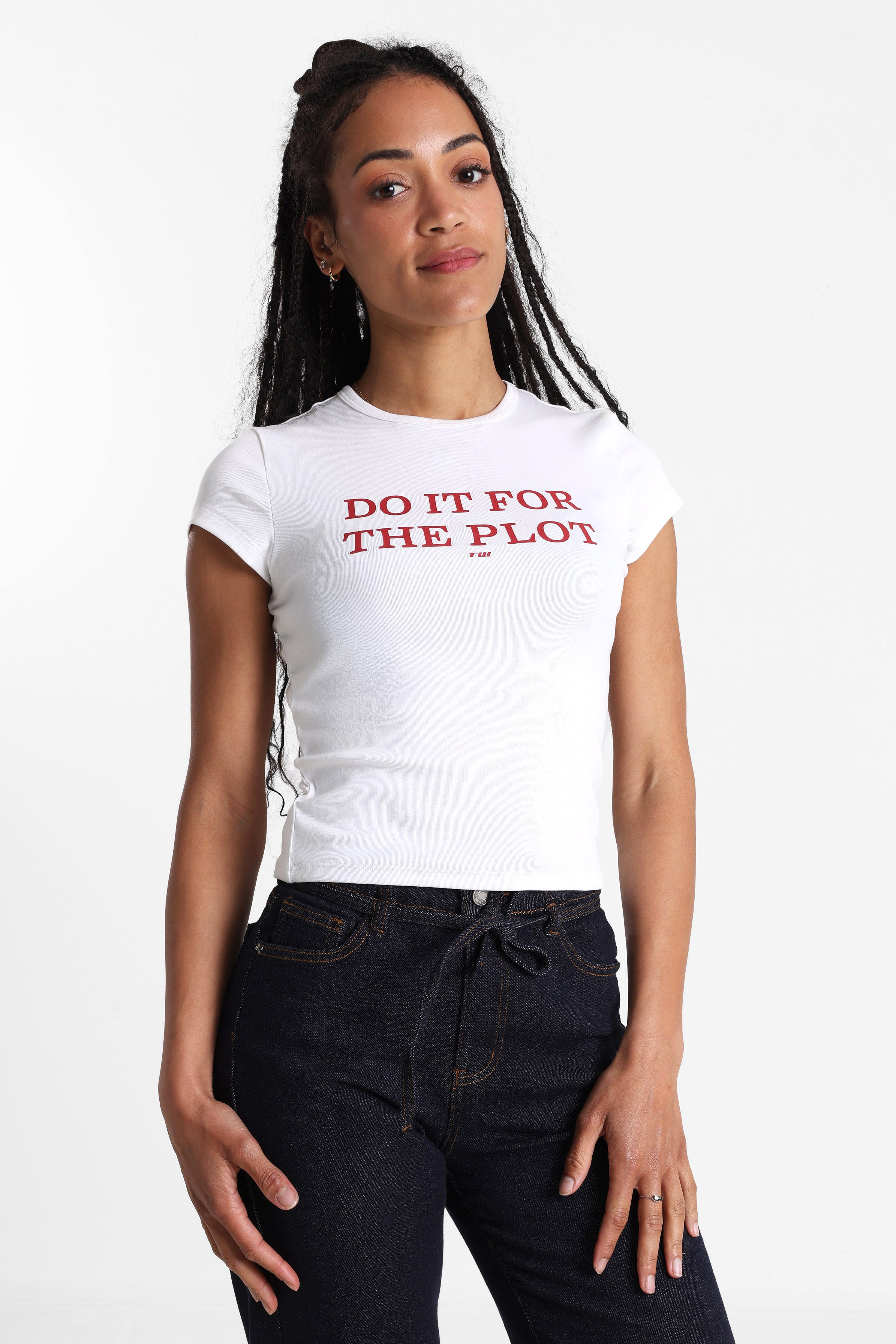 Crop T-Shirt - White