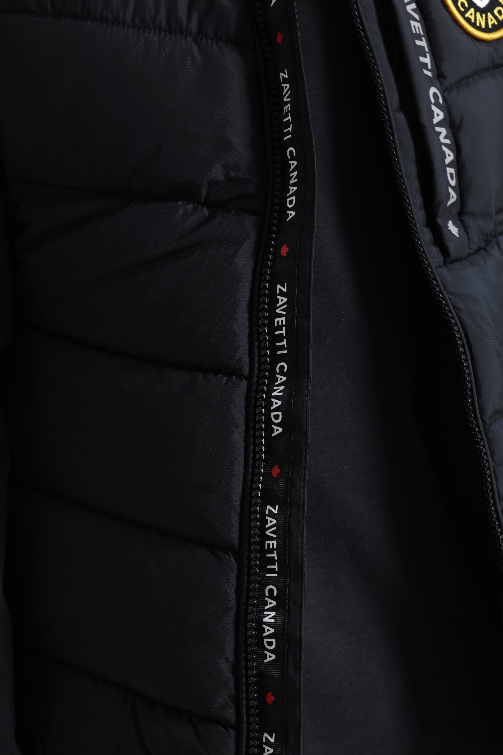 Fallonino 2.0 Gilet ibrido trapuntato - Black