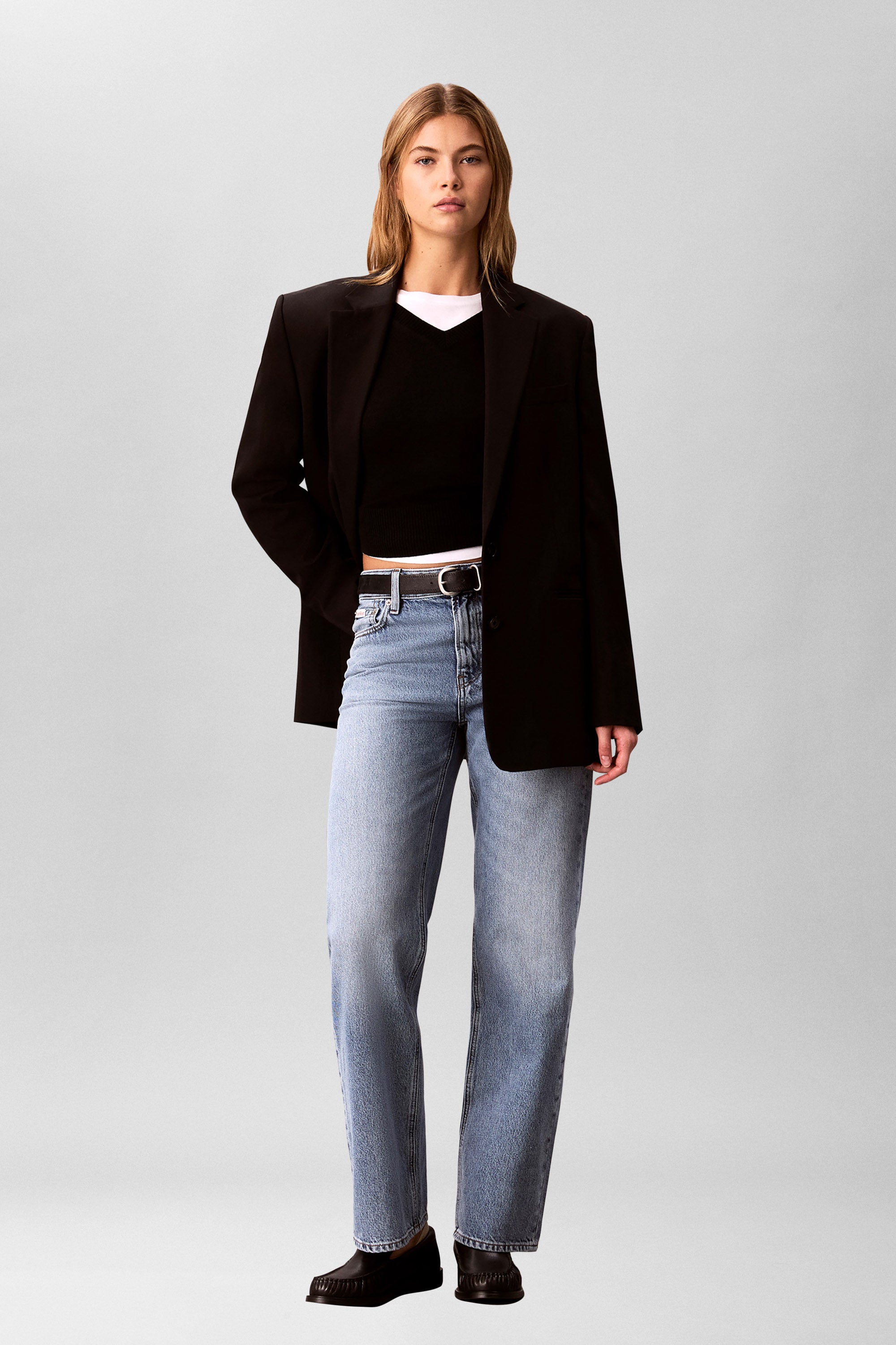 Jeans Signature anni '90, gamba dritta L31 - Ocean Drive