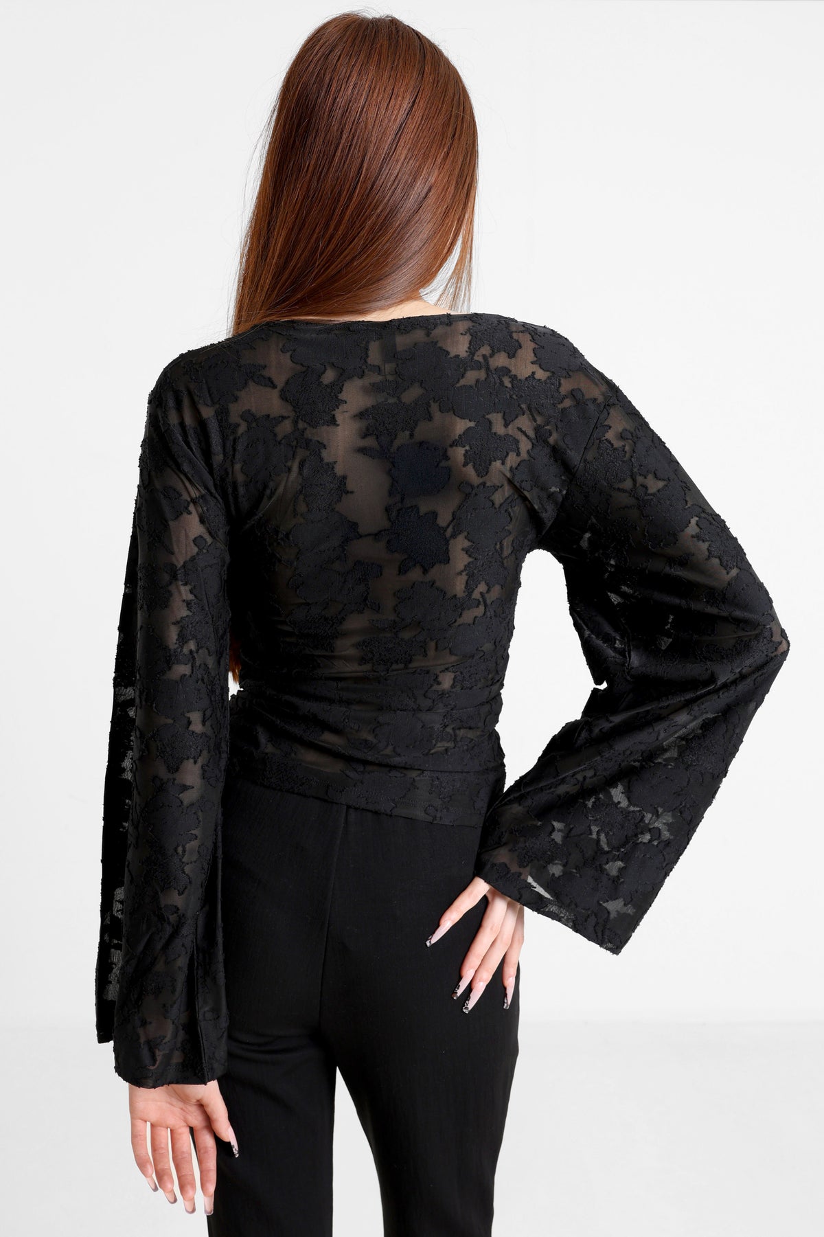ONLNADIA Langarmshirt - Black