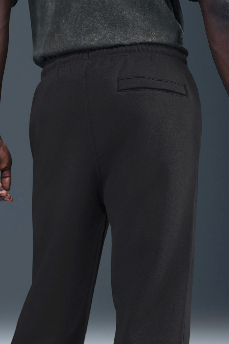 Pantaloni in felpa con coulisse - Black