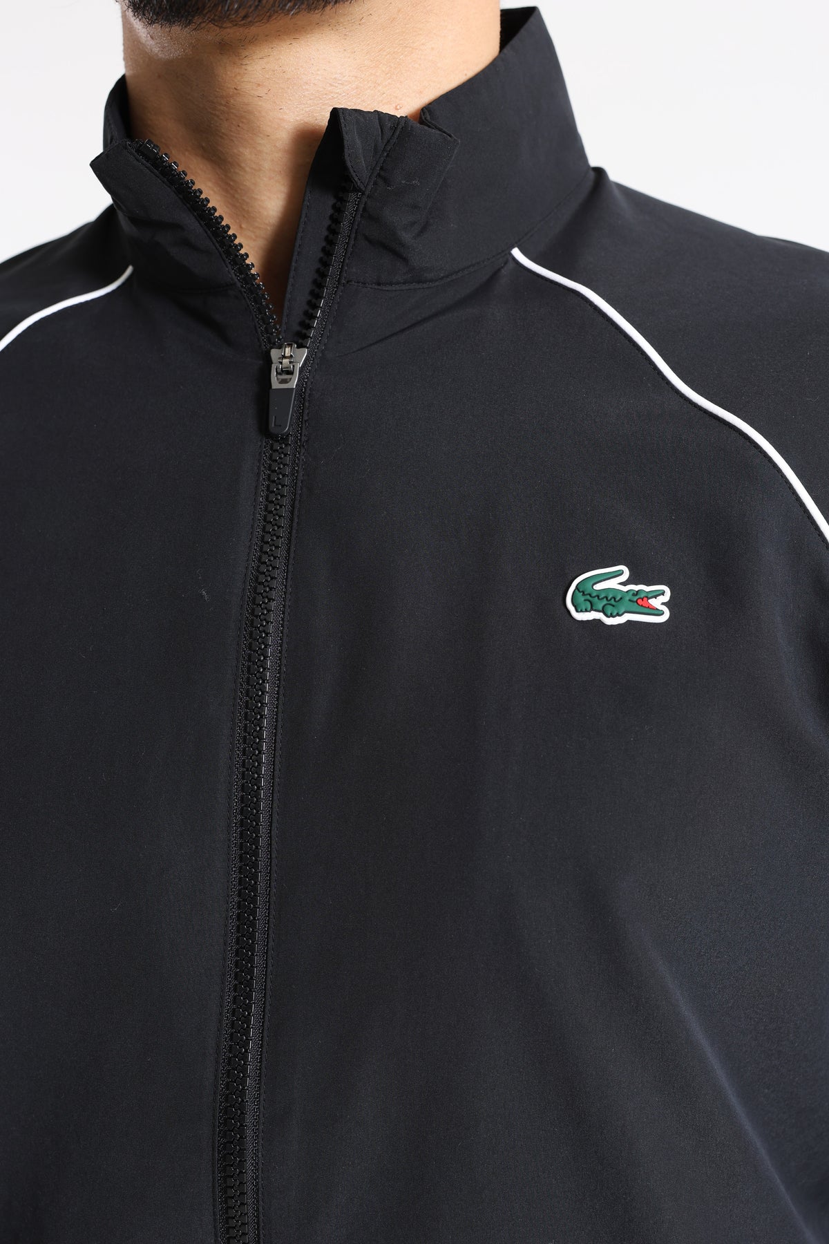 Track jacket - Black + White