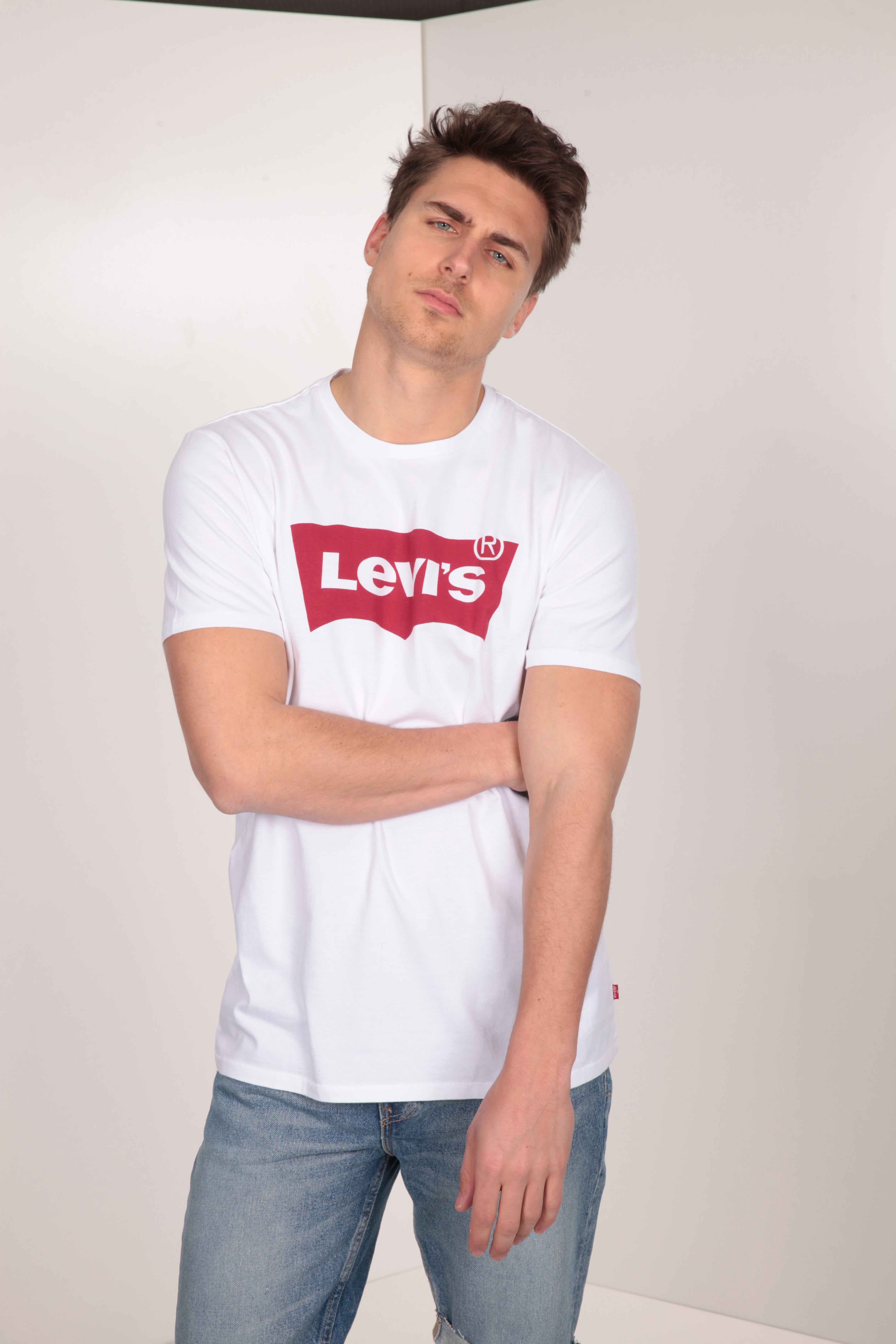 T-shirt - Blanc + Rouge