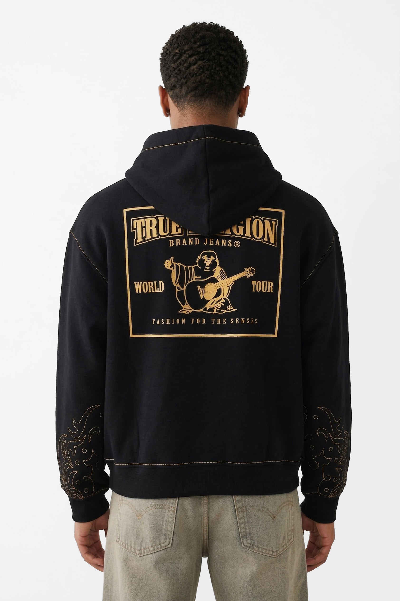 Rodeo Big T Kapuzensweatjacke - Jet Black