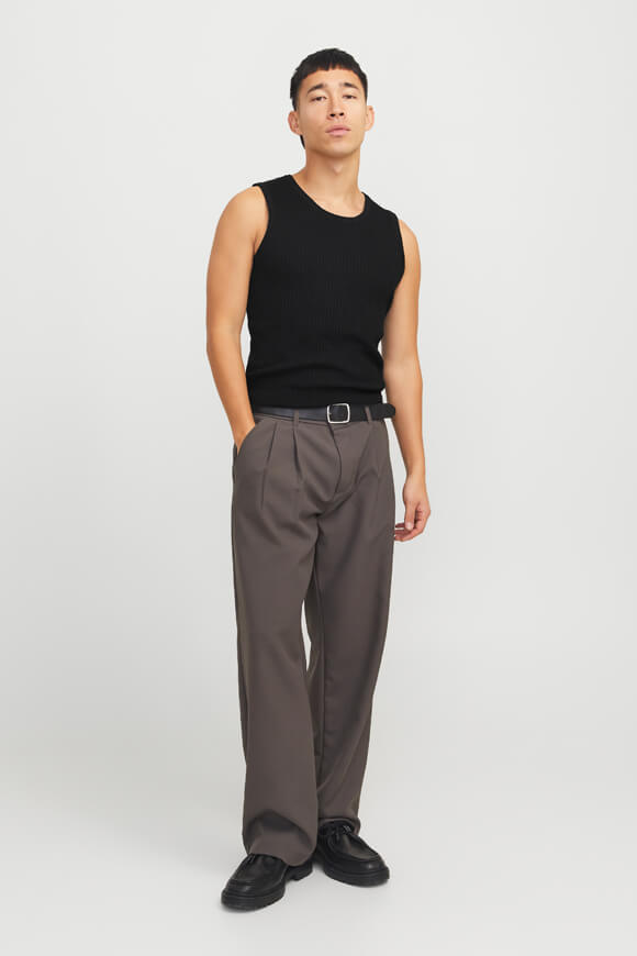 JORMARRAKECH loose knit tank top - Black
