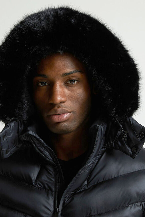 Gentrazzi Puffer Bomberjacke - Jet Black