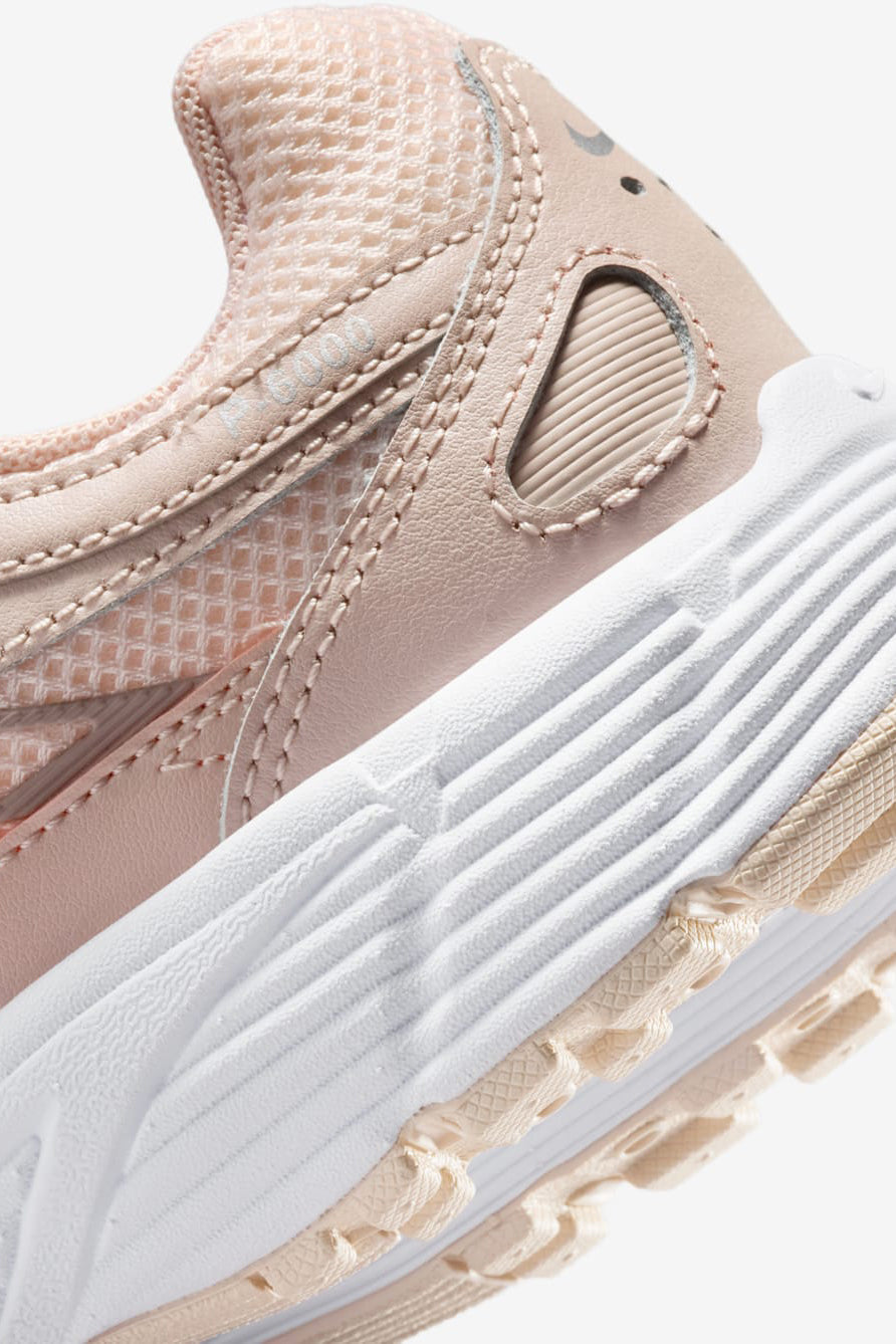 P-6000 Sneaker - Silt Red + Metallic Silver