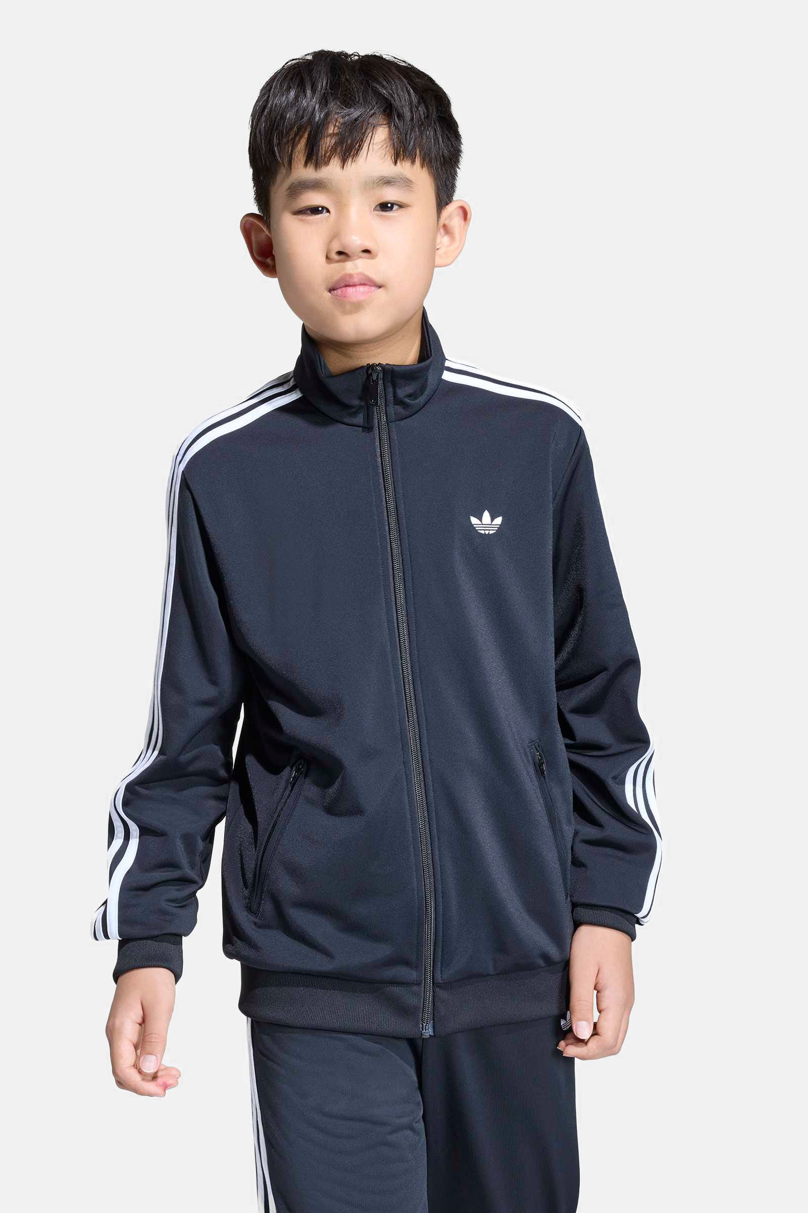 Firebird track jacket - Black + White