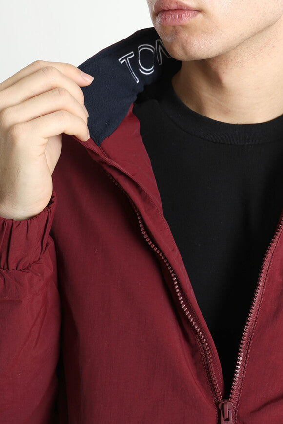 Essential mid-season jacket - Deep Red