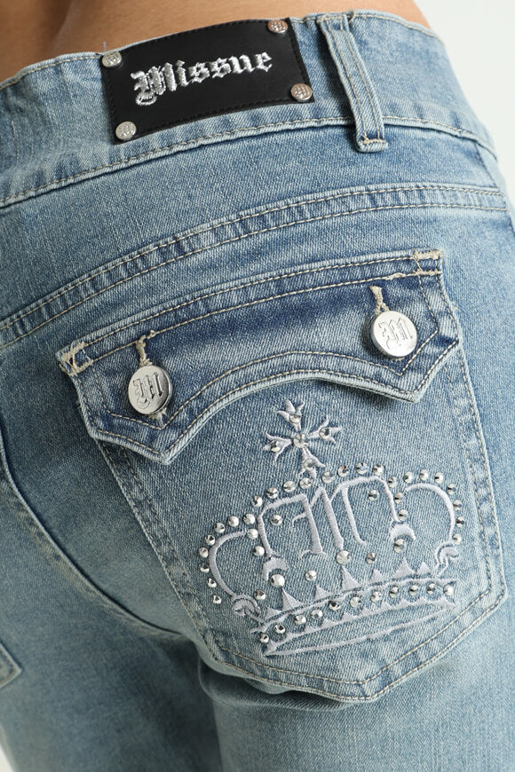 Flare jeans - blue denim