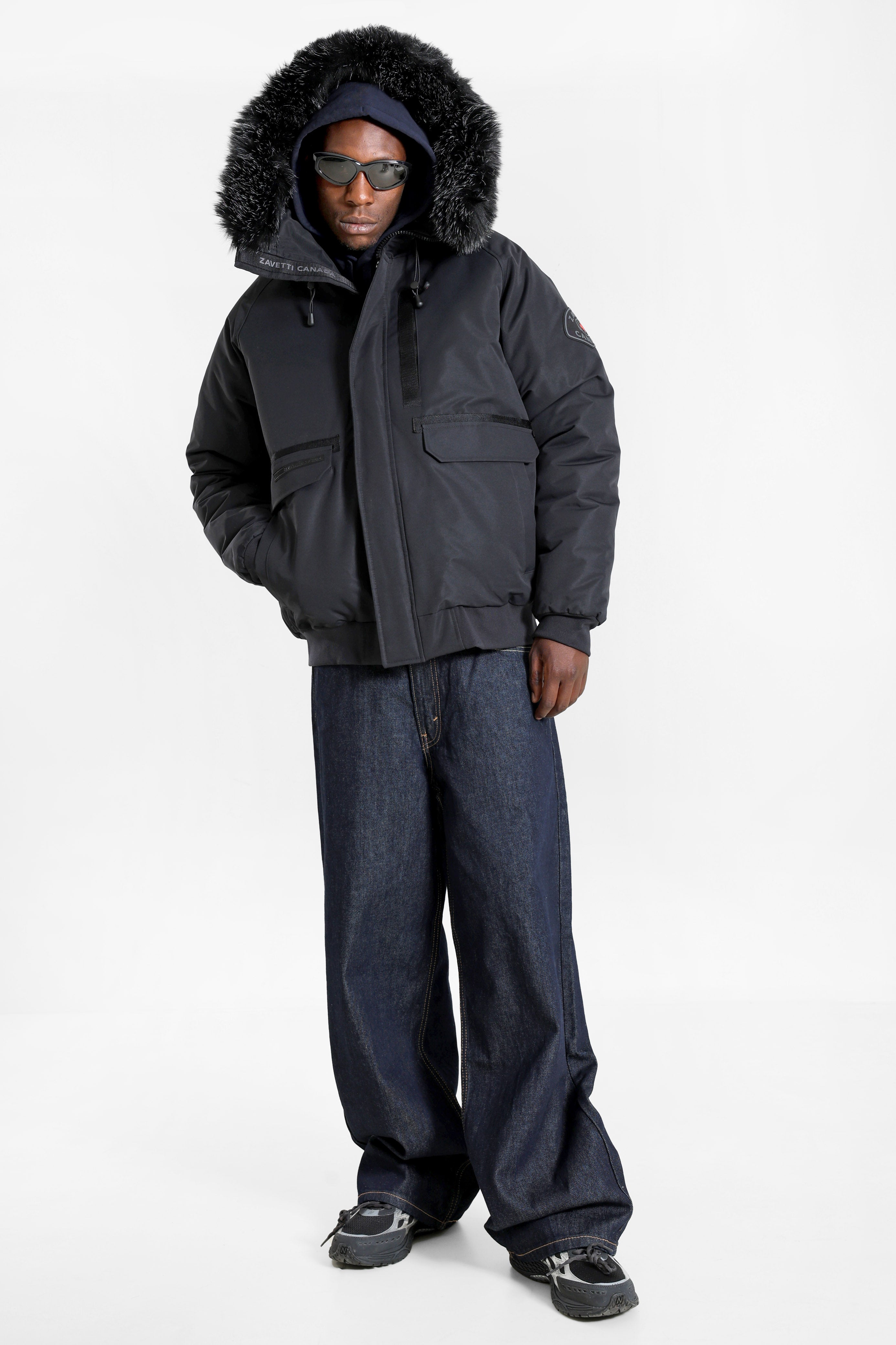 Abelli 3.0 Wattierte Bomberjacke - Black